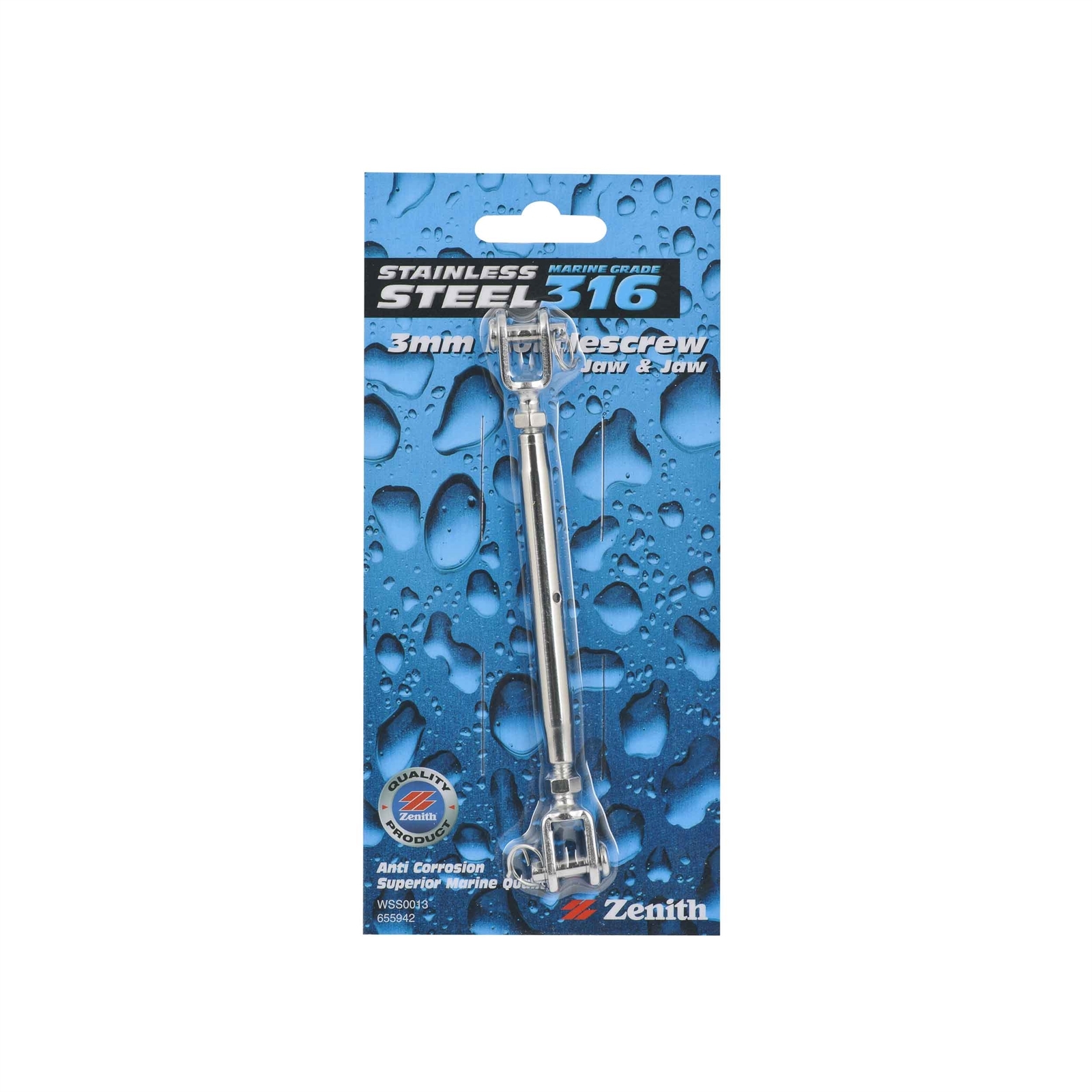 Zenith 3mm Stainless Steel Bottle Screw With Jaw Bunnings Australia