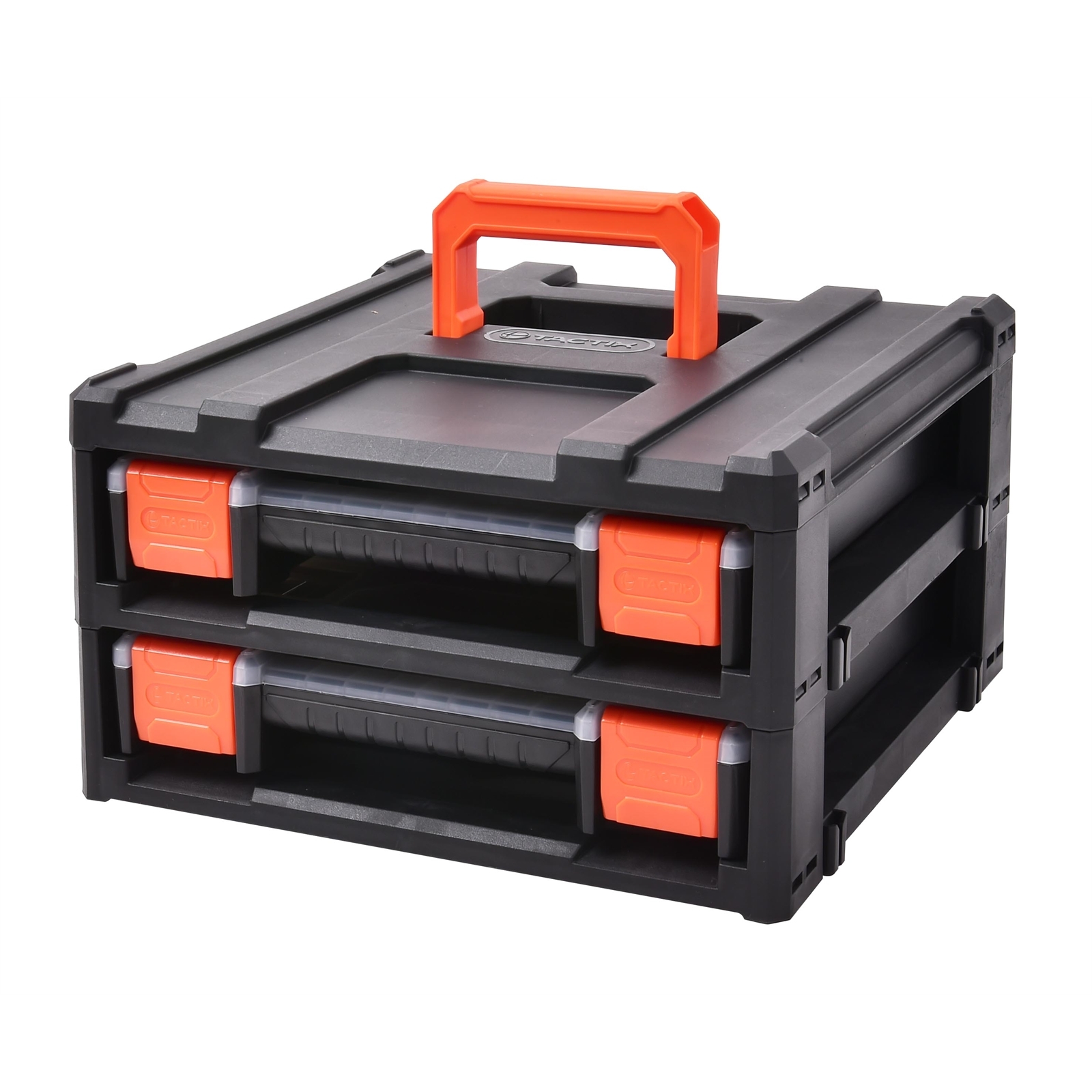 Tactix 2 Piece Modular Storage Organisers And Storage Rack Bunnings