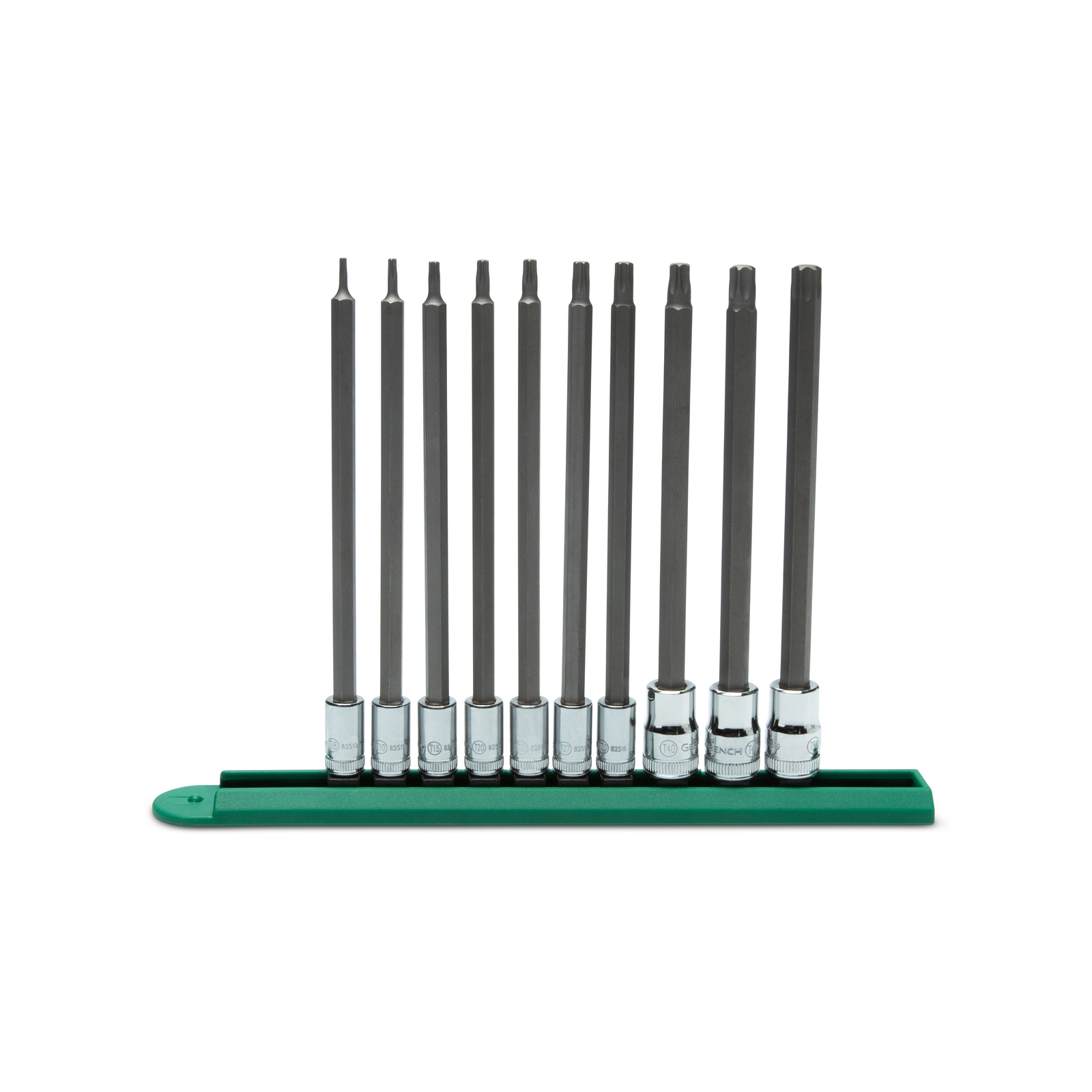 GEARWRENCH 10 Piece 1/4" And 3/8" Drive Long Torx Bit Socket Set