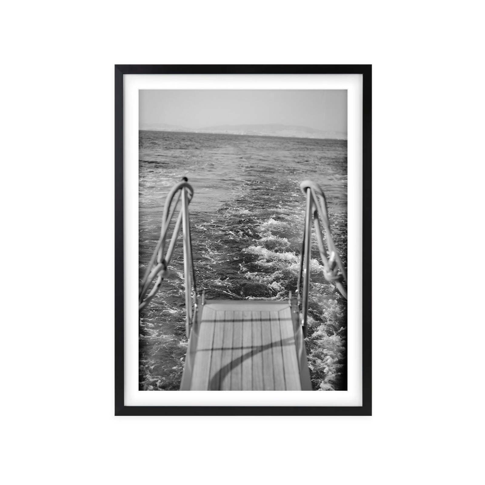 Wall Art's Back Of The Boat Framed A1 Art Print - Bunnings Australia