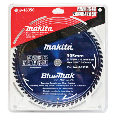 Makita 305mm 60T BlueMak Mitre Saw Blade Bunnings Australia