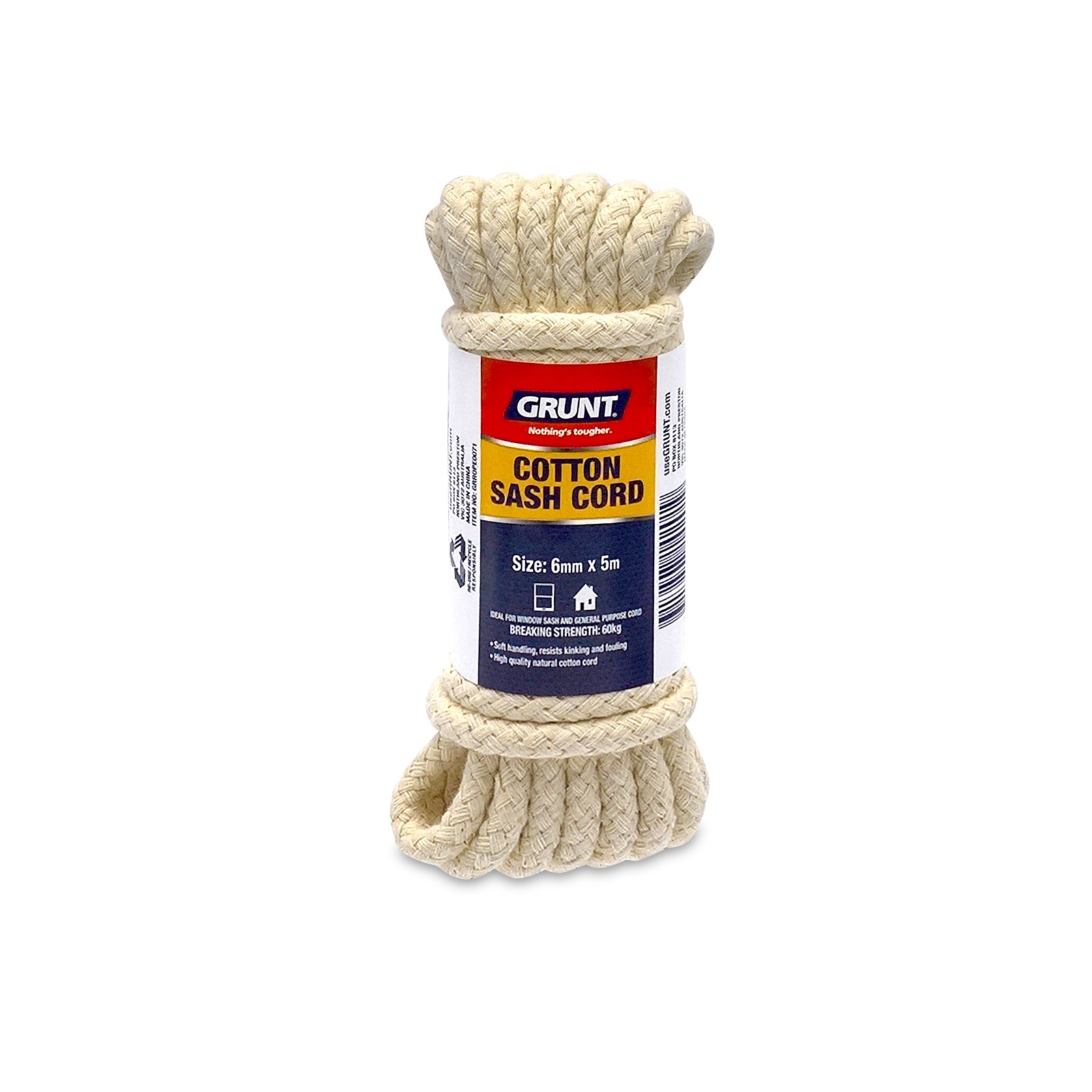 GRUNT 6mm x 5m Cotton Sash Cord Bunnings Australia