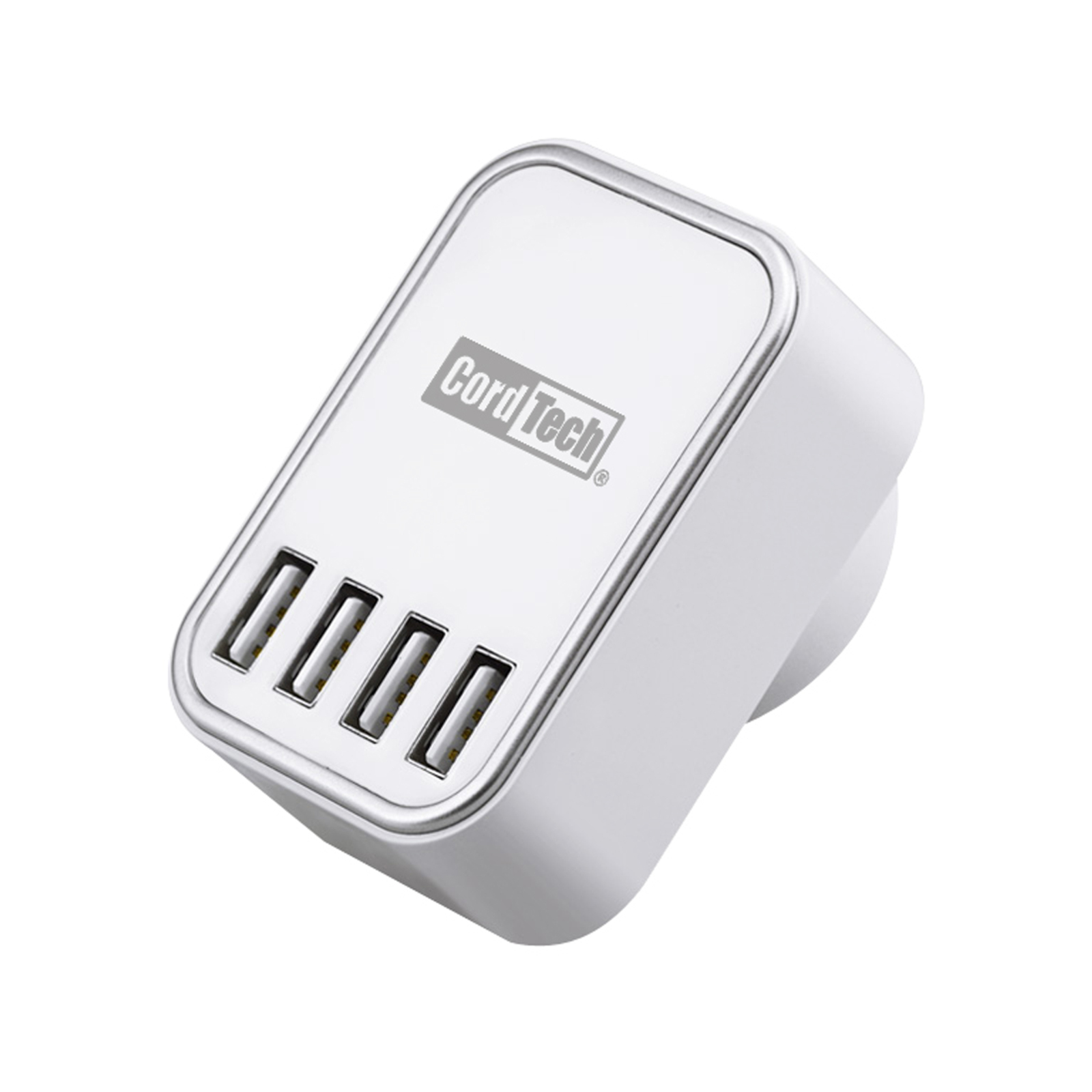 CordTech 4 Port 4.5A USB Wall Charger Bunnings Australia