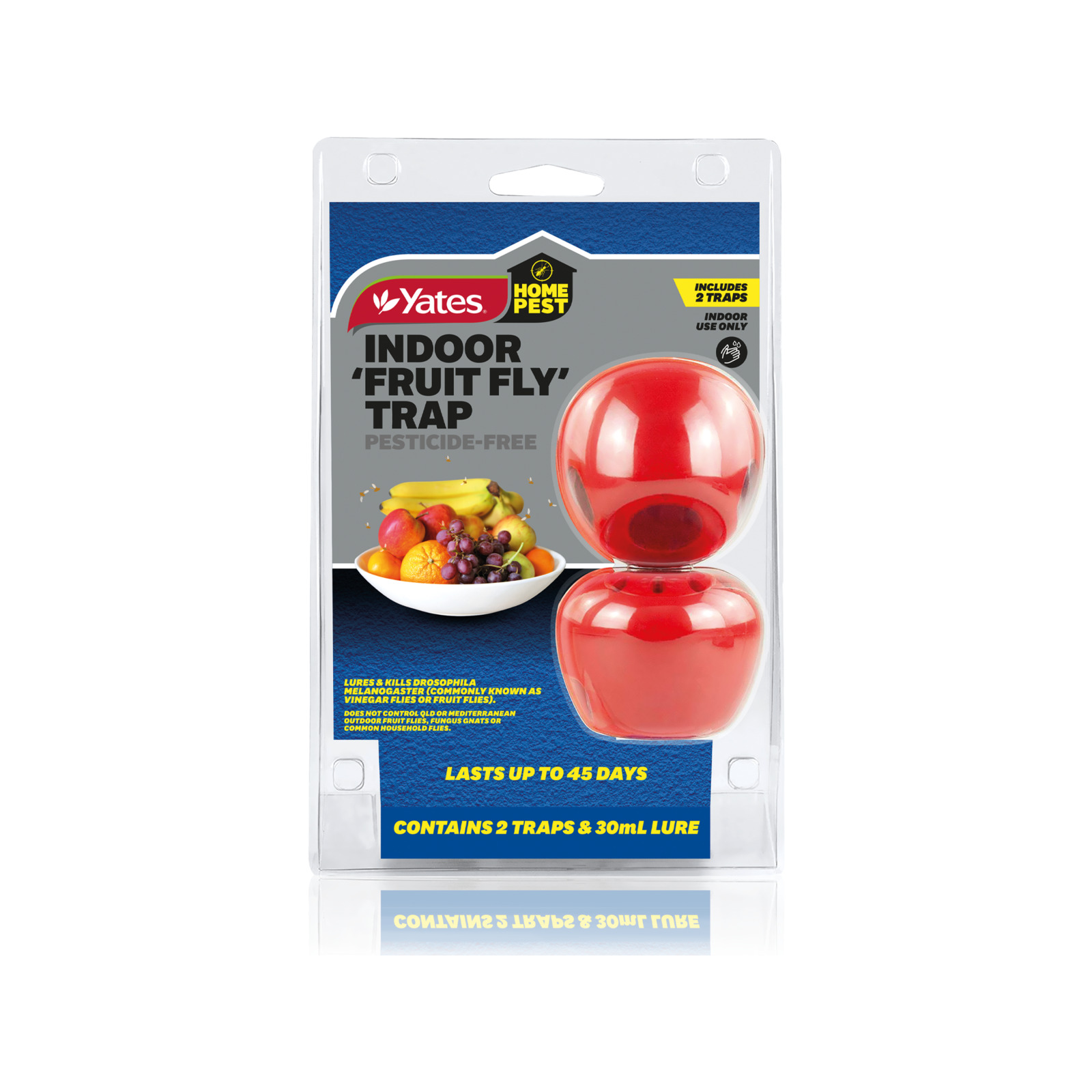Yates 2 pack Home Pest Indoor Fruit Fly Trap Bunnings Australia