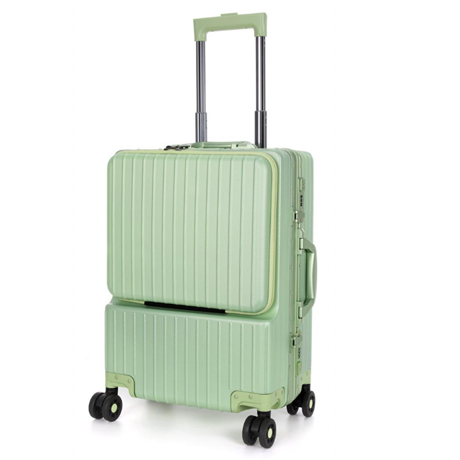 Swiss Aluminum Luggage Suitcase with TSA locker Carry On HardCase 20 ...