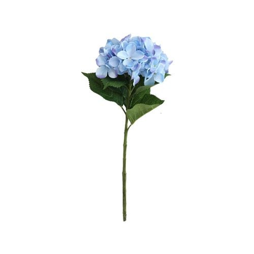 65cm Blue Hydrangea Artificial Flower - Bunnings Australia