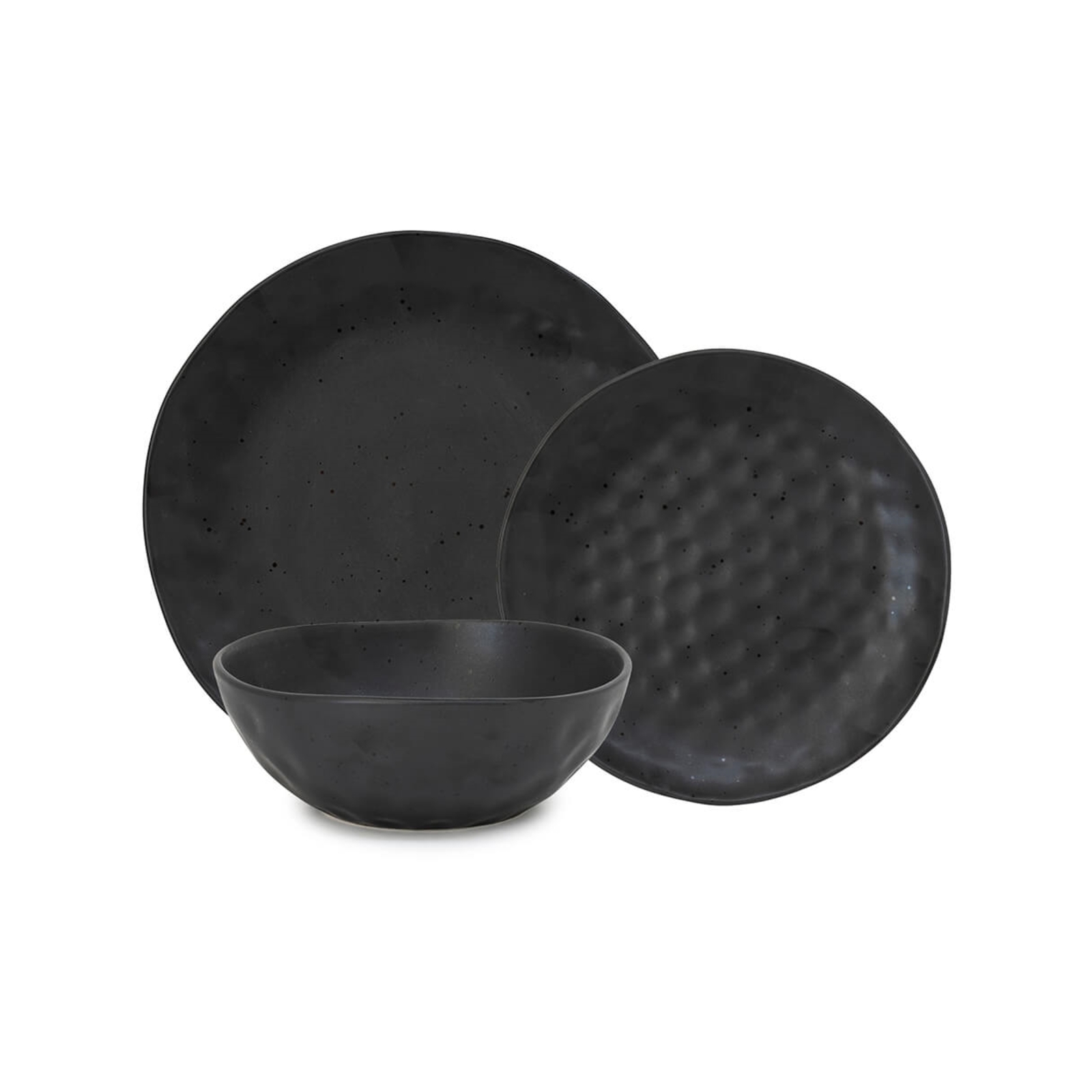 Napier 12 Piece Dinner Set Black Bunnings Australia