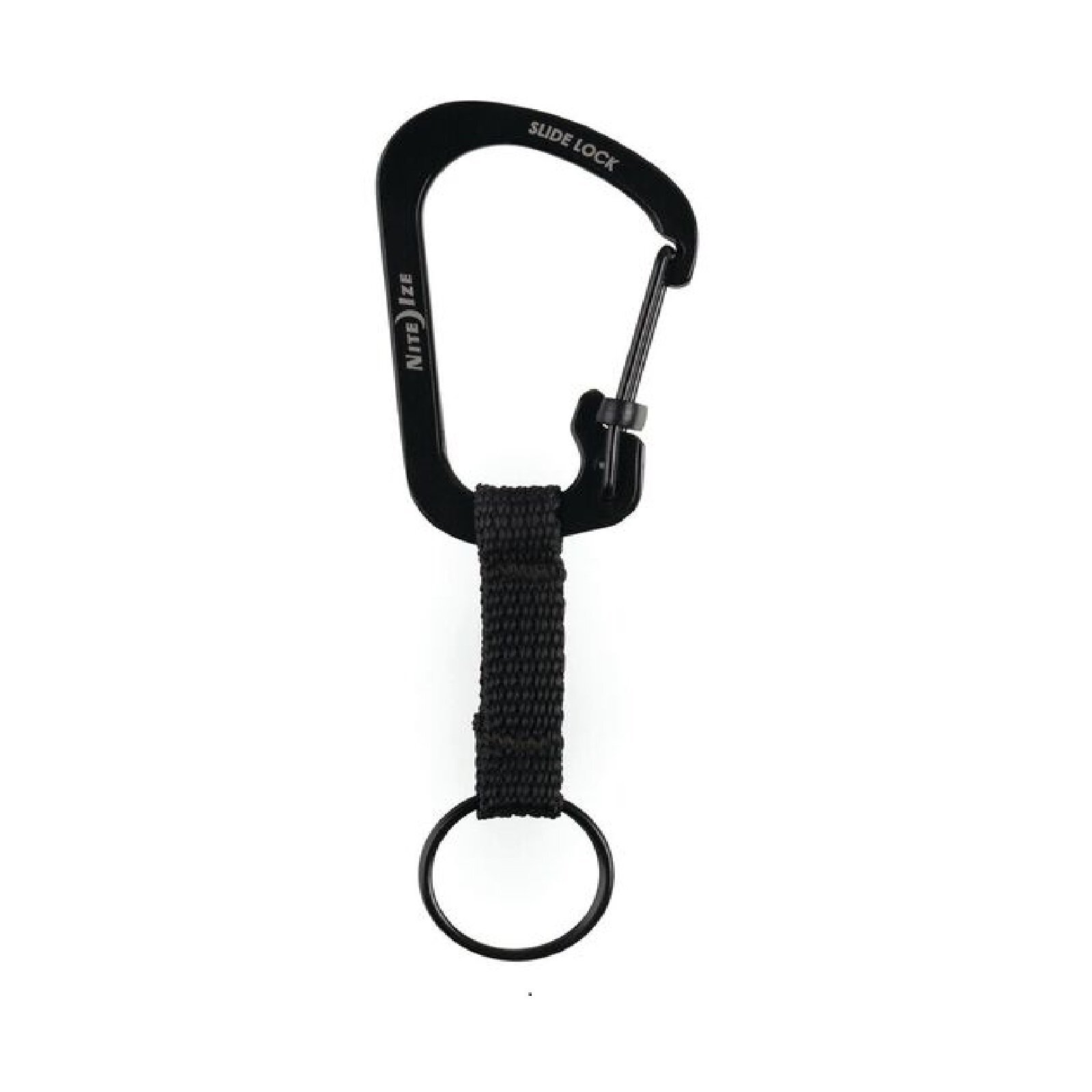 Nite Ize 115 x 38mm Black No 3 Slide Lock Key Ring Bunnings Australia