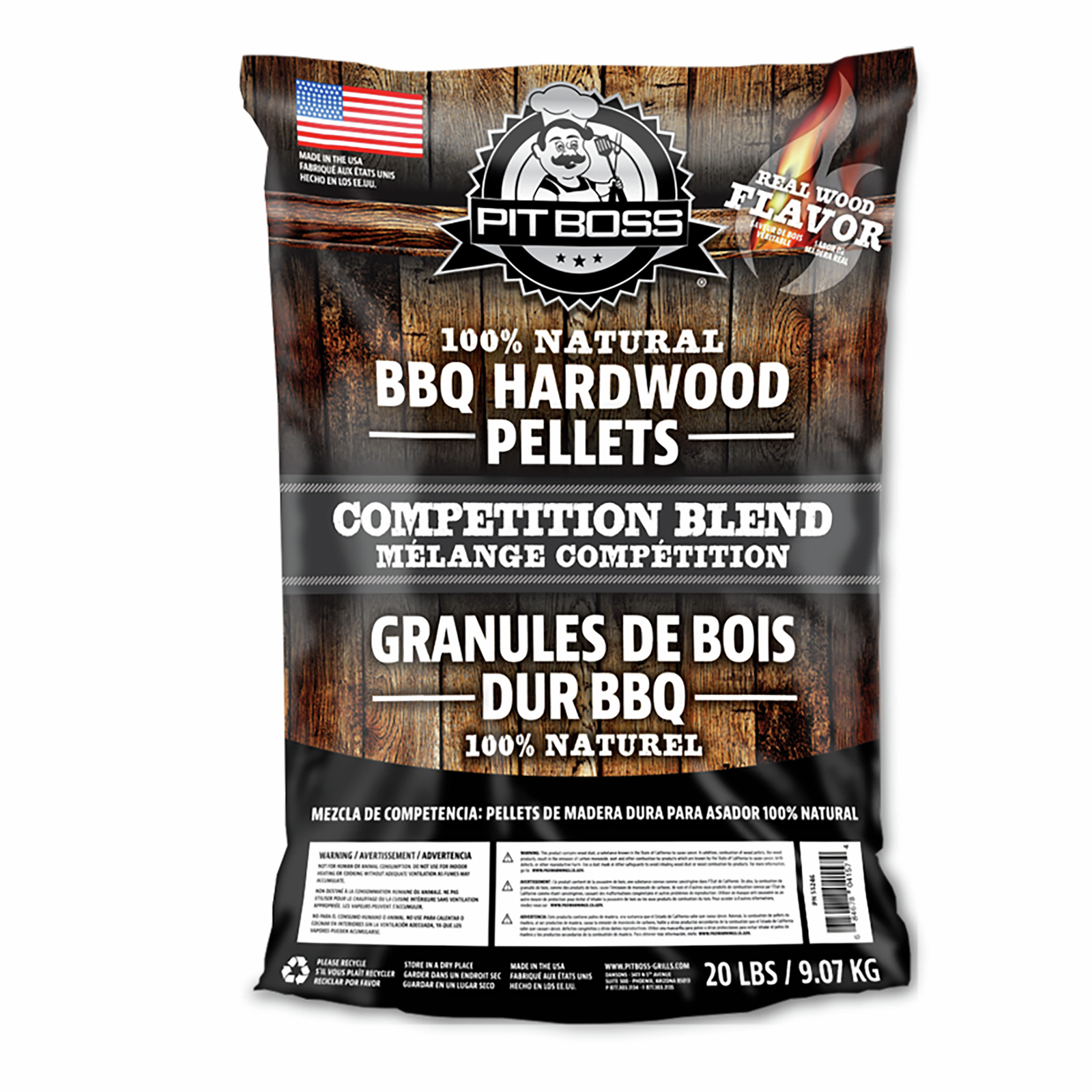 Pit Boss 9kg Hardwood BBQ Pellets - Competition Blend 9kg - Bunnings  Australia