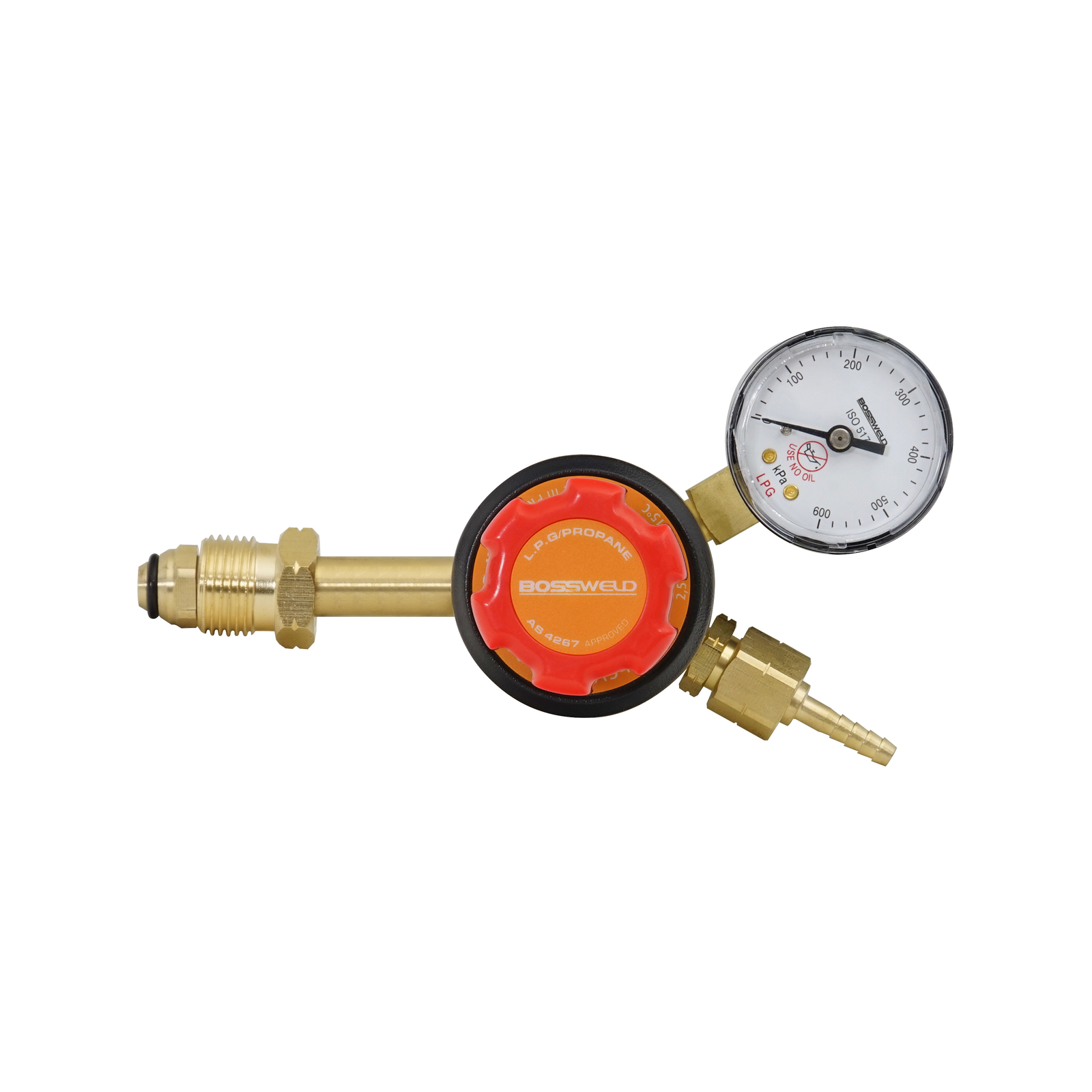 Bossweld LPG Side Entry High Pressure Regulator Bunnings Australia