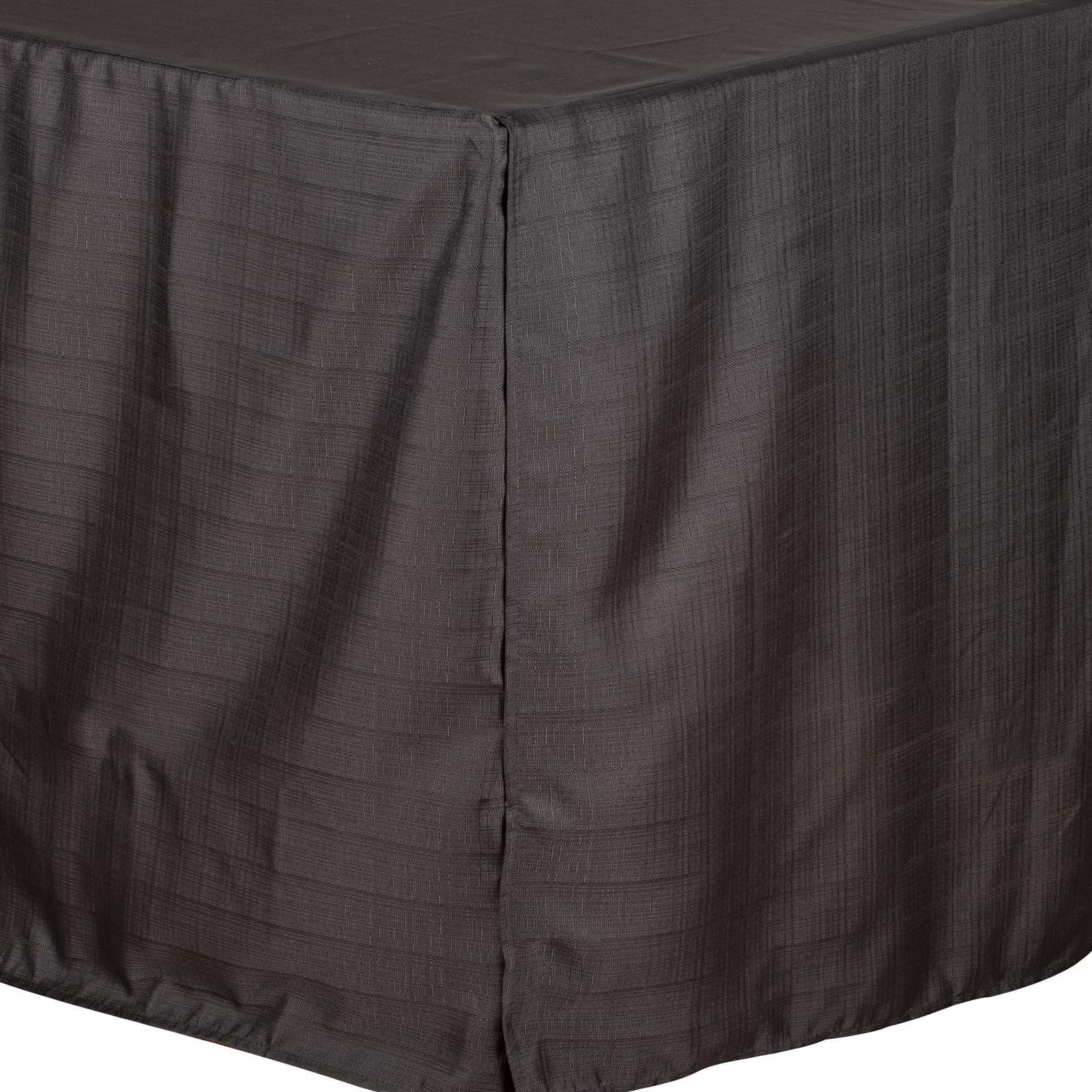 Marquee 1830x760x740mm Trestle Table Tablecloth Black Bunnings Australia