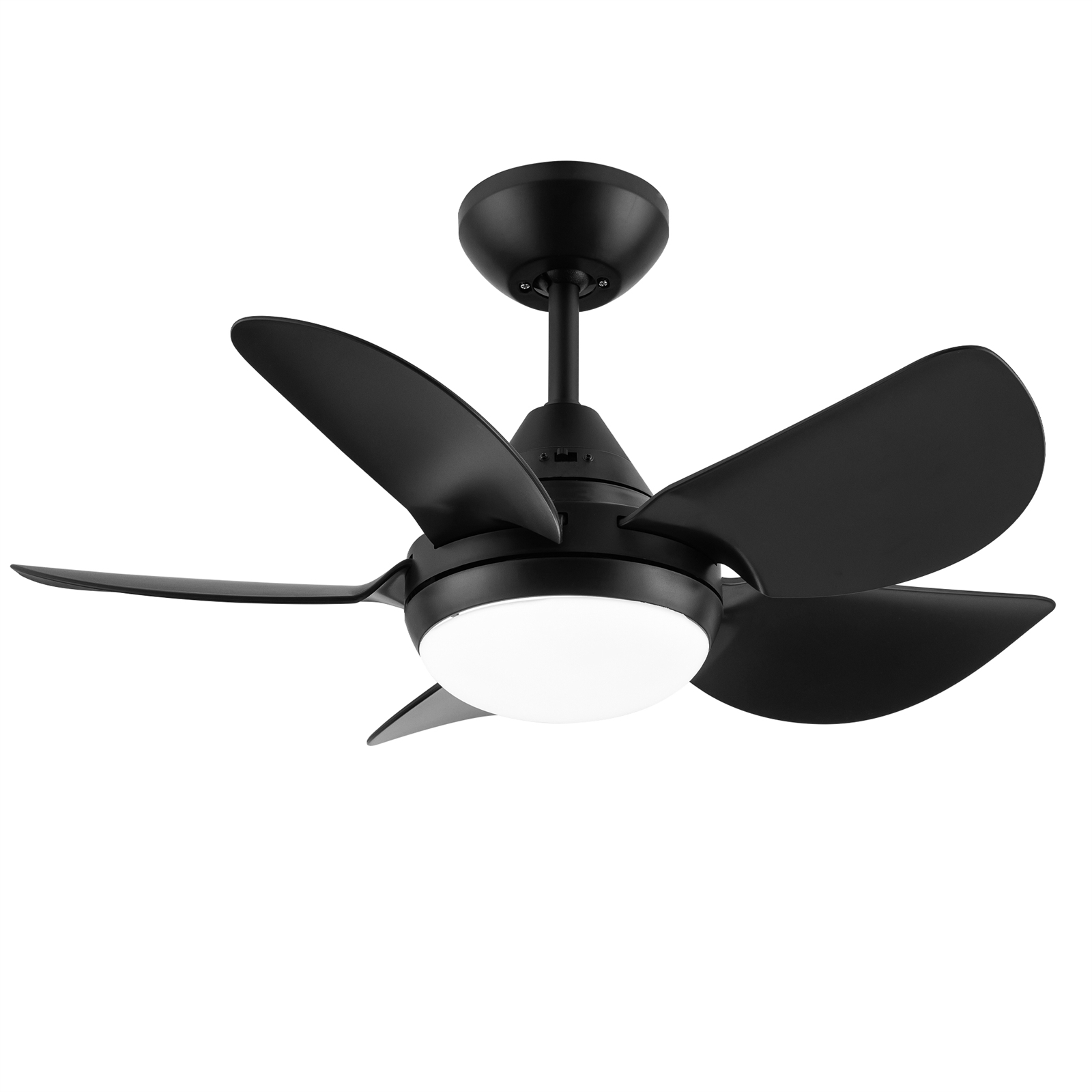 Arlec 76cm Black 5 Blade Maxy Ceiling Fan With Light - Bunnings Australia