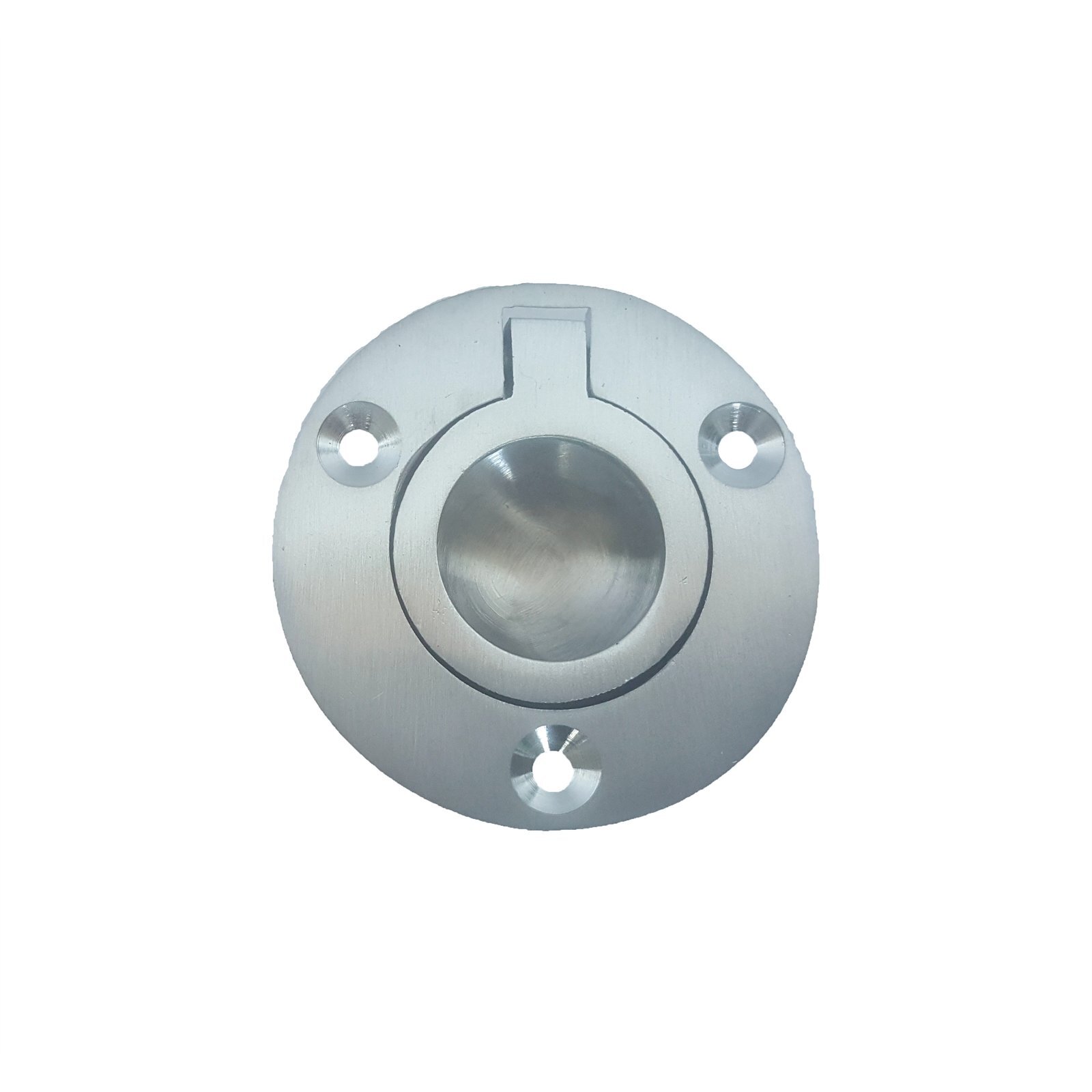 Delf 50mm Satin Chrome Flush Ring Pull Bunnings Australia