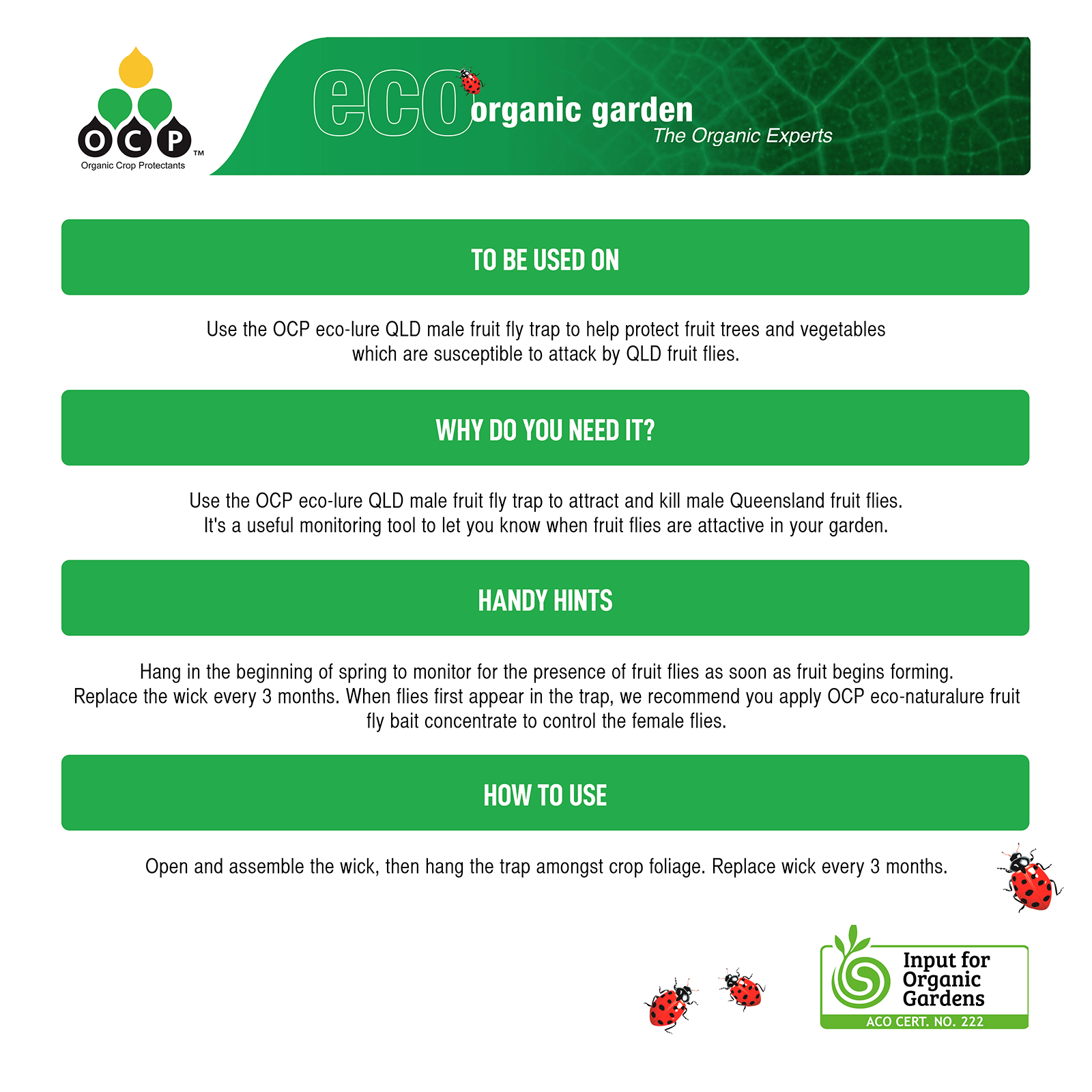 Garden EcoLure Queensland Male Fruit Fly Trap Bunnings