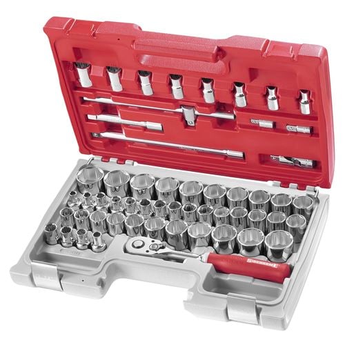 Sidchrome 1/2" Drive Socket Set 55 Piece Bunnings Australia