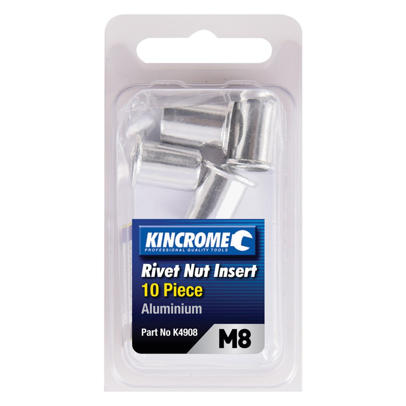 Kincrome M8 Aluminum Rivet Nut Insert 10 Pack Bunnings Australia