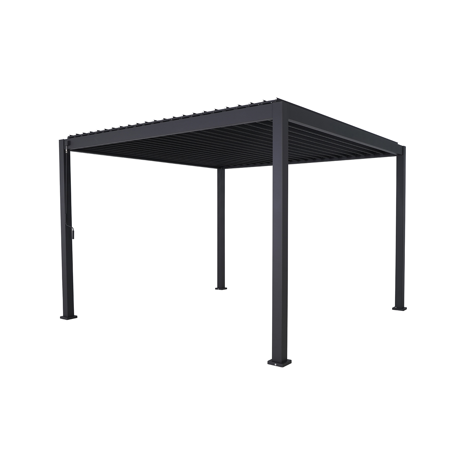 Mimosa 3 x 3m Lava Portsea Louvre Semi Permanent Gazebo Bunnings Australia