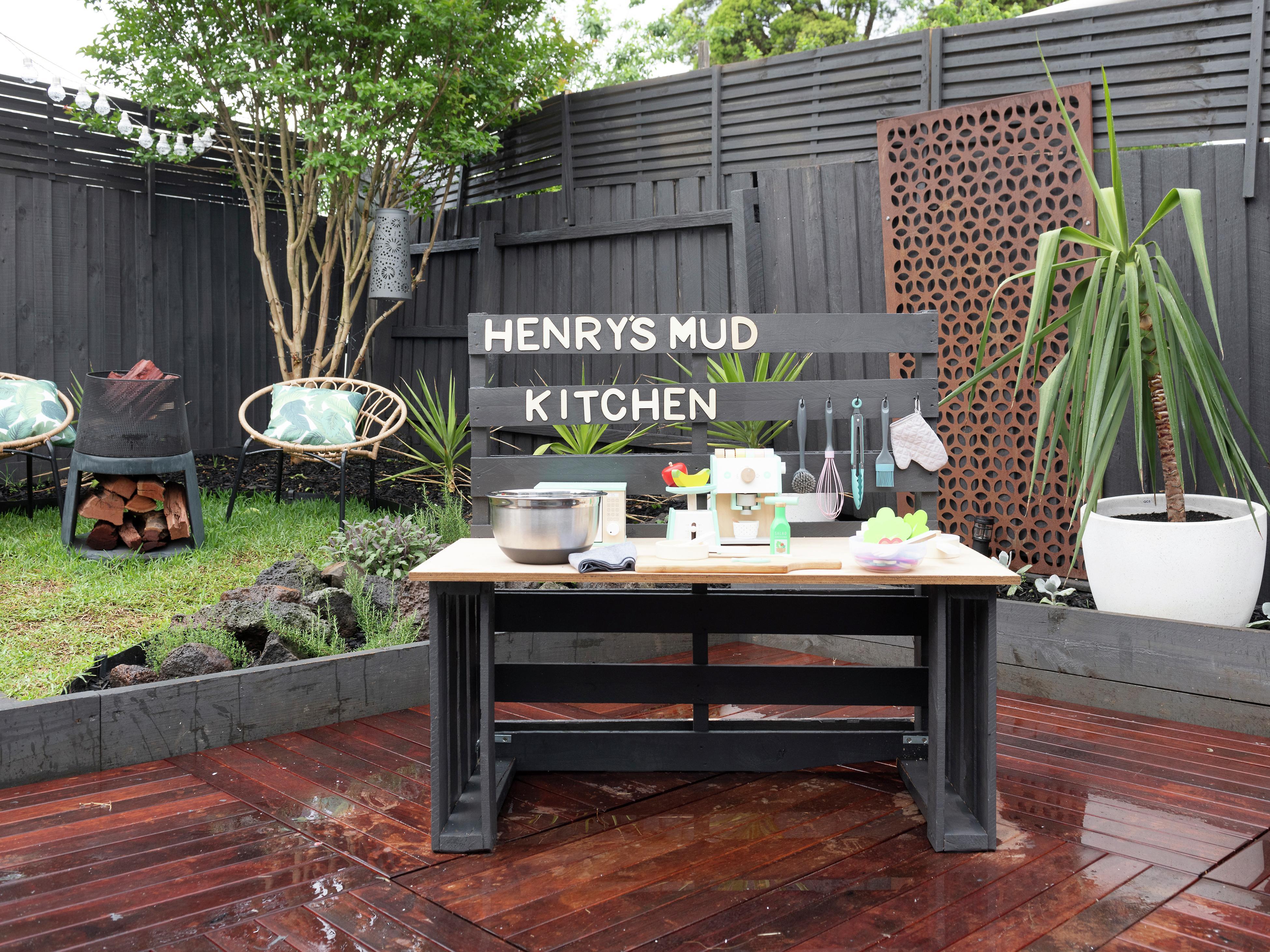 Diy kids best sale mud kitchen