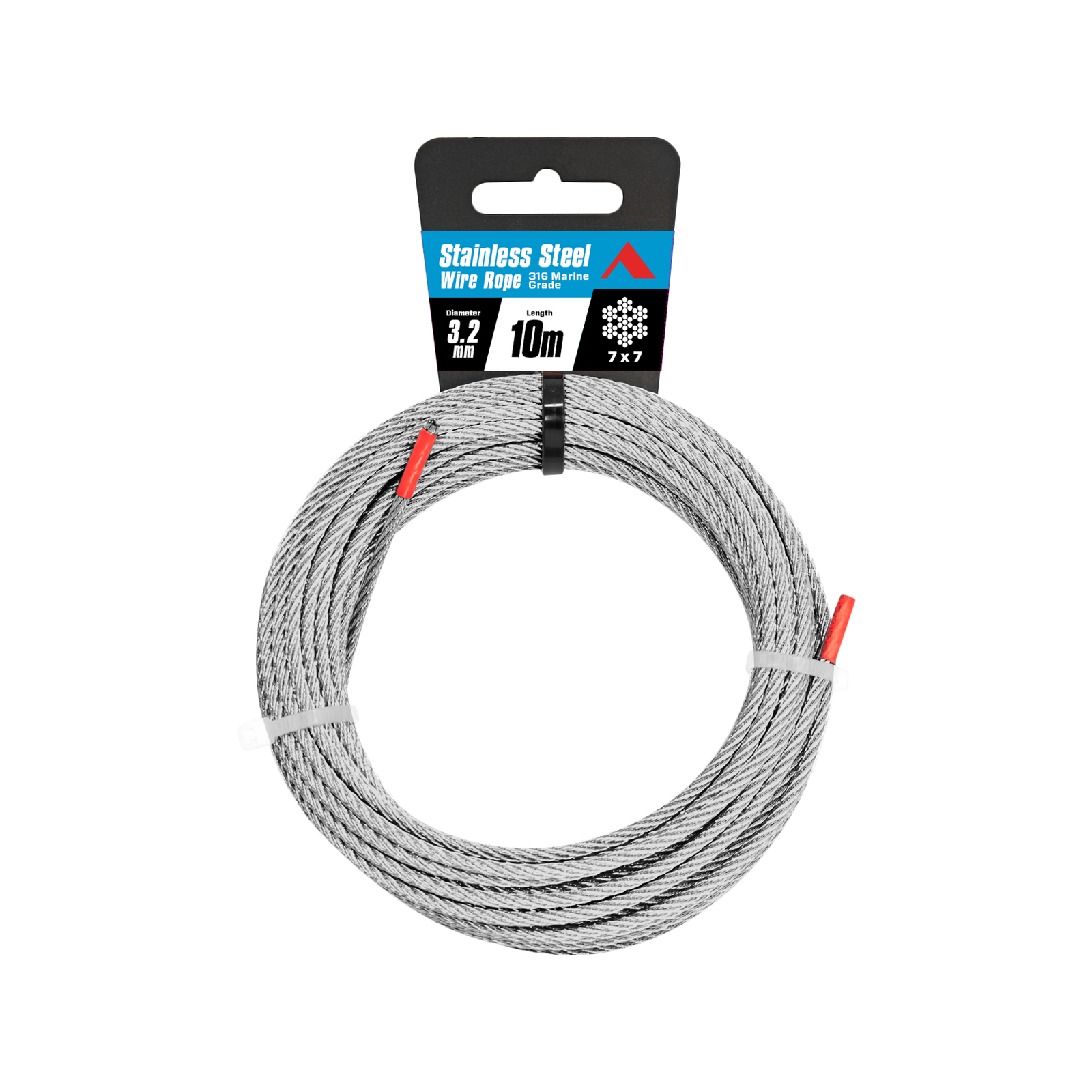 Pinnacle 3.2mm x 10m Marine Grade Stainless Steel Wire Rope Bunnings