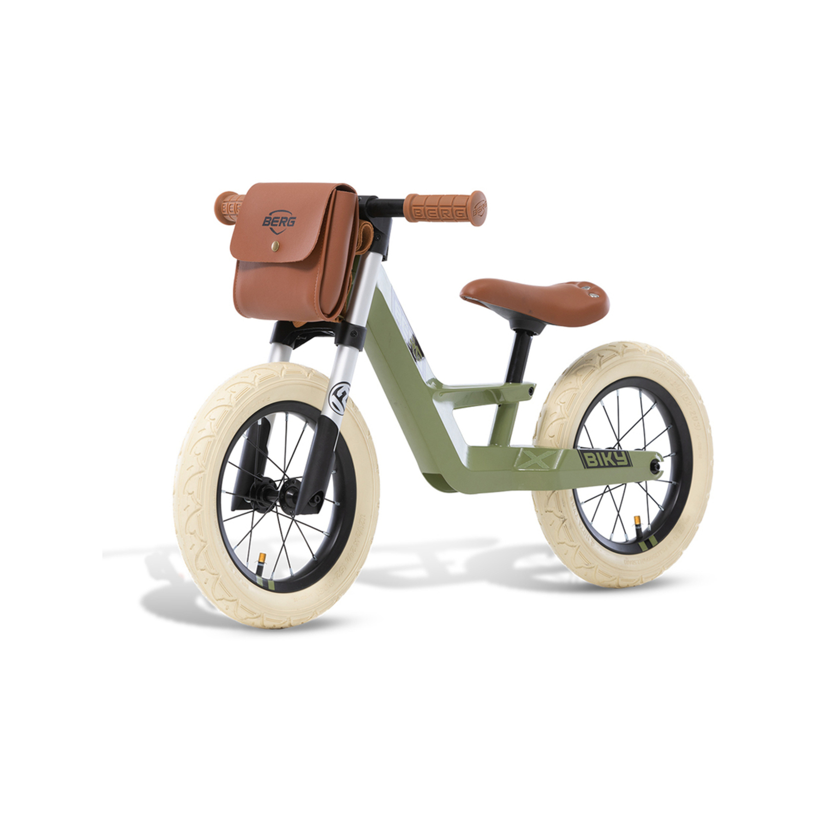 Berg Biky Retro Kids/Children's Push Balance Bike Green 25y Bunnings