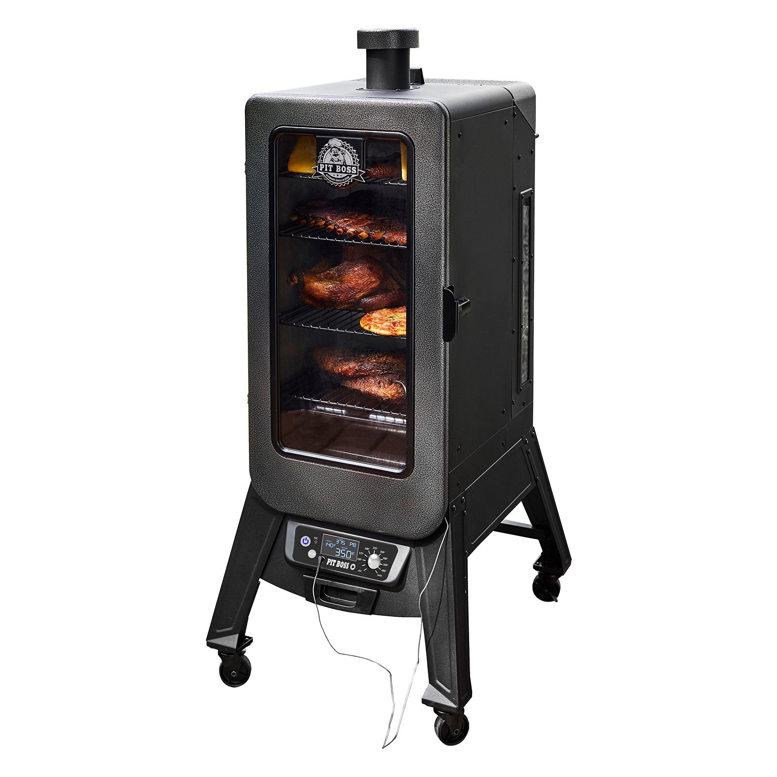 Pit Boss 3-Series Analog Vertical Smoker In Blue Hammertone - PBV3A1