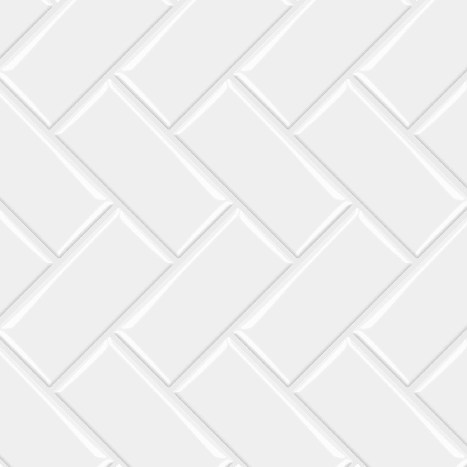 Hanwood 3D White Herringbone Peel And Stick Tile Bunnings Australia