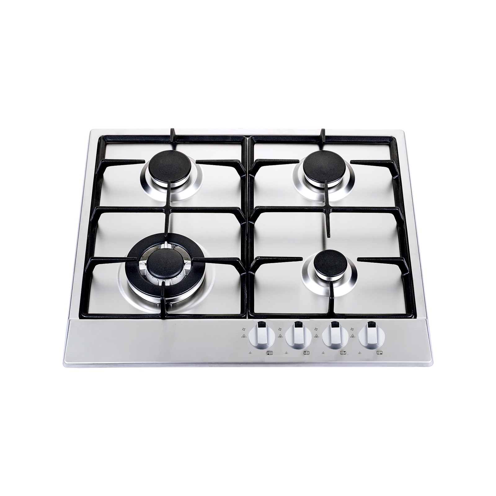 Bellini 60cm Stainless Steel 4 Burner Gas Cooktop Bunnings Australia