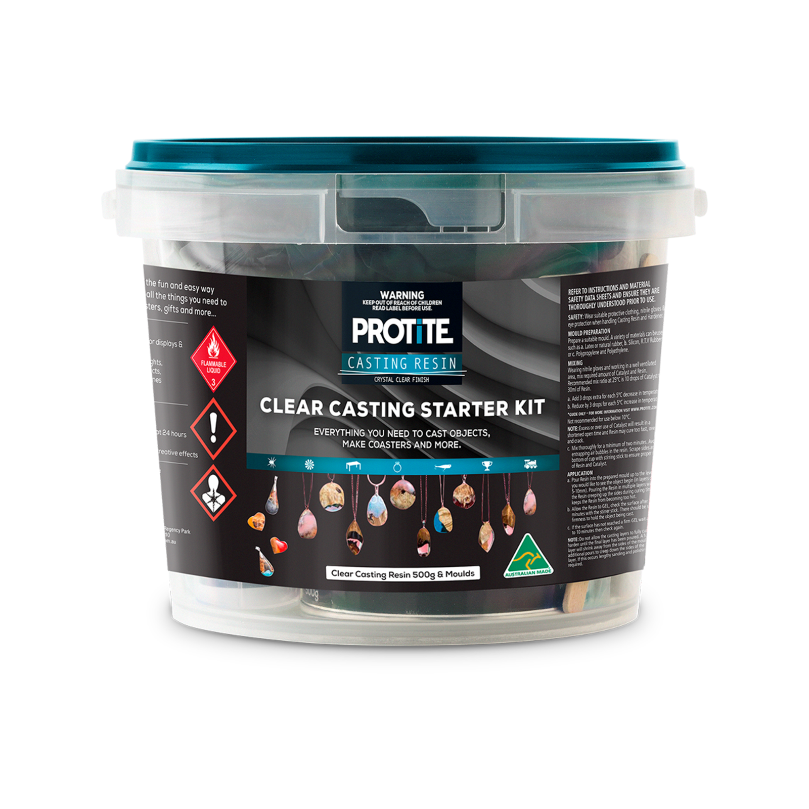 Protite 500ml Clear Casting Starting Kit - Bunnings Australia