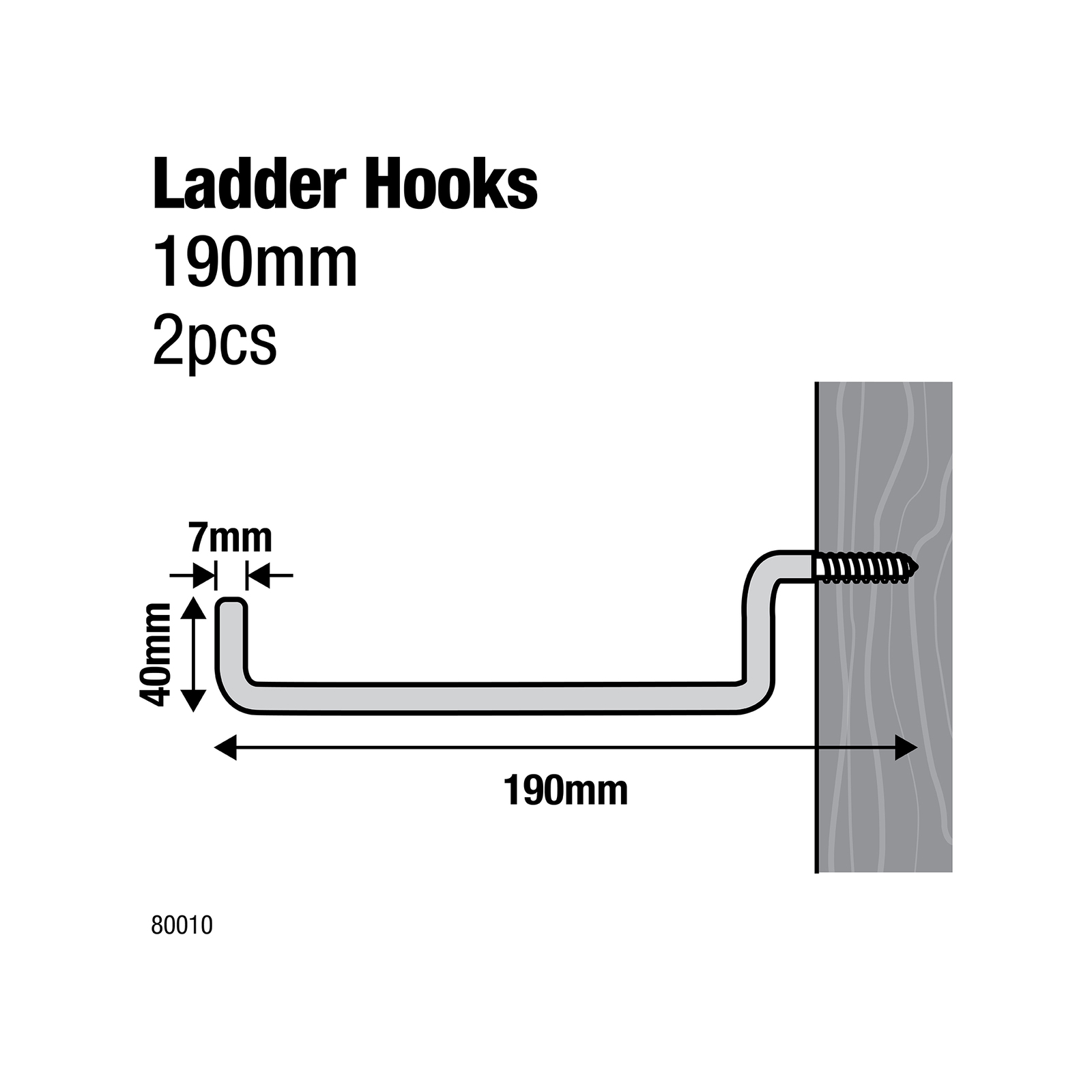 Everhang Ladder Storage Hooks 2 Pack Bunnings New Zealand