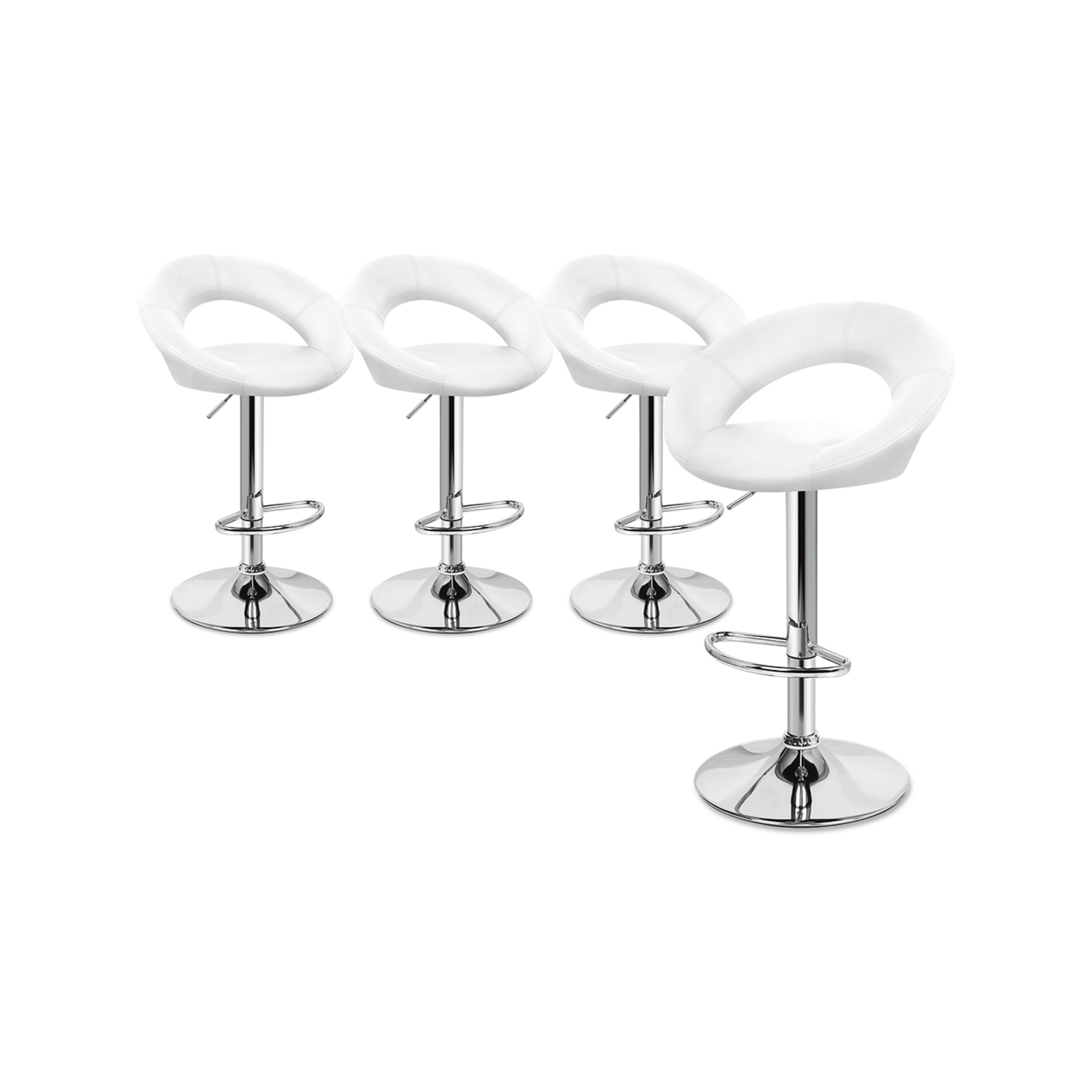 alfordson bar stools set of 4 white