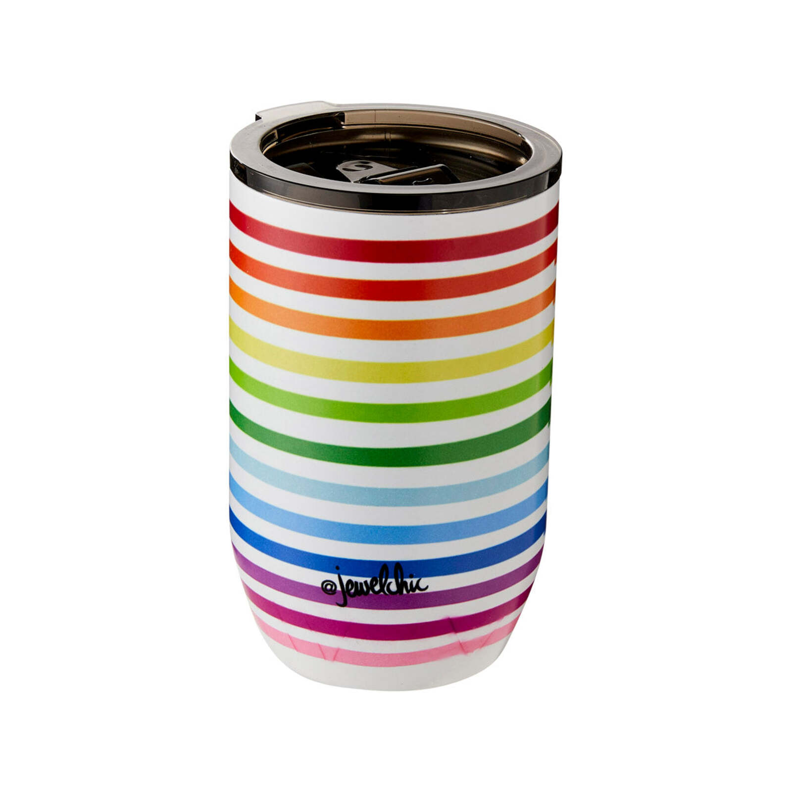 Jewelchic IV Travel Mug White Stripe 380Ml Bunnings Australia