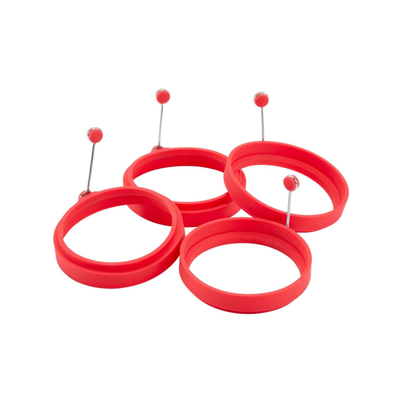 Kleva Silicone Egg Rings 4X Red Bunnings Australia