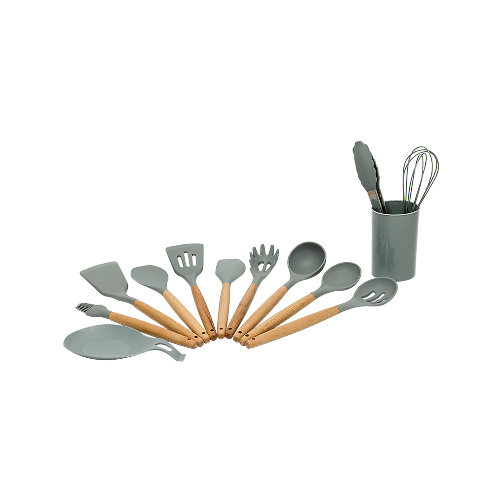 13 Pce Kitchen Utensils for Cooking Baking Silicone Set Bunnings