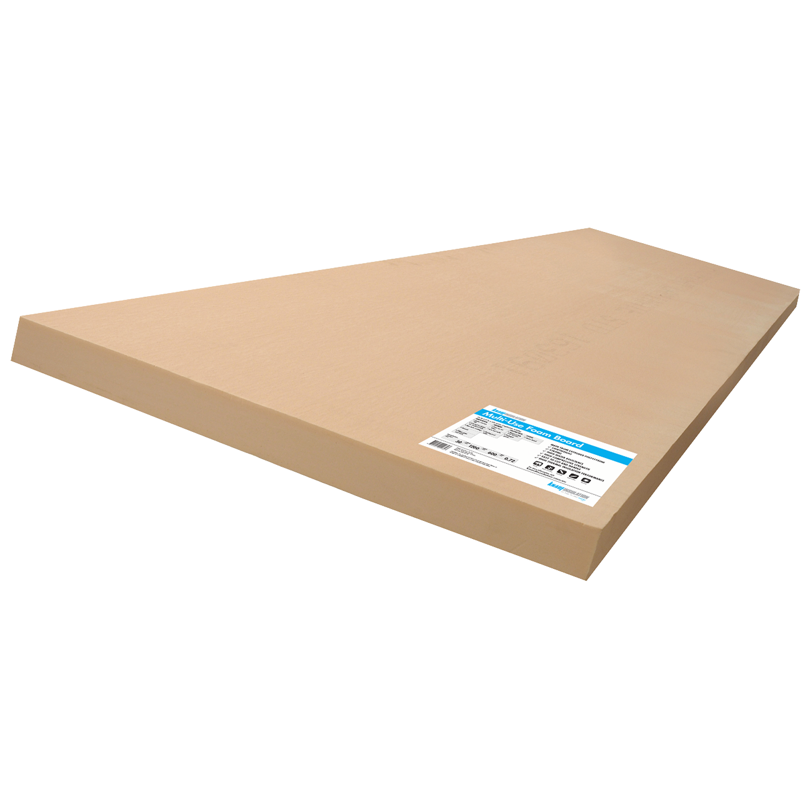 Knauf Insulation 30 x 600 x 1200mm XPS MultiUse Foam Board Bunnings