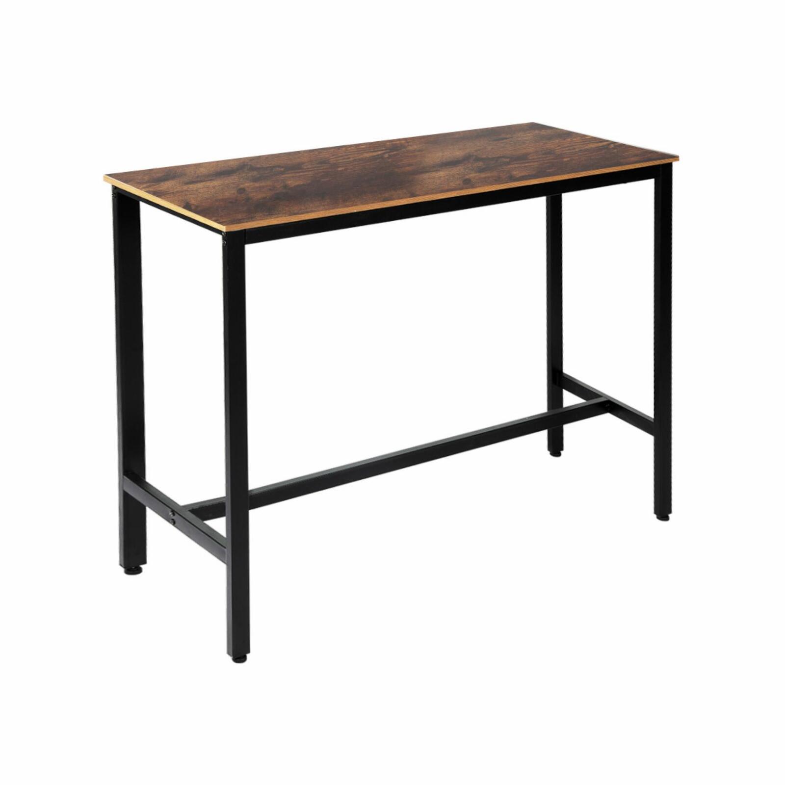 Levede High Bar Table Nordic Industrial Stylish Modern Pub Wood Cafe ...