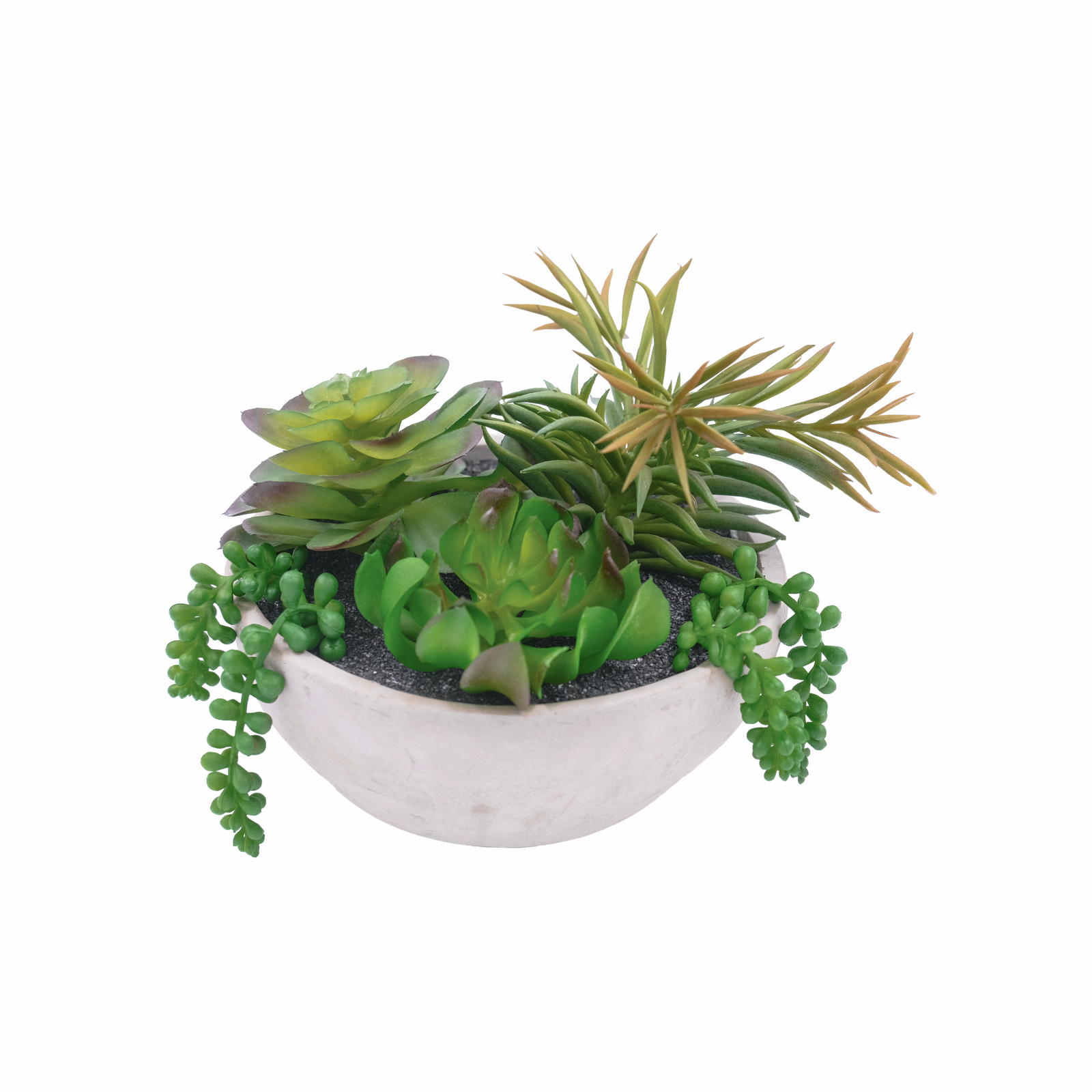 UN-REAL 20cm Quin Succulent Artificial Plant In Grey Pot - Bunnings ...