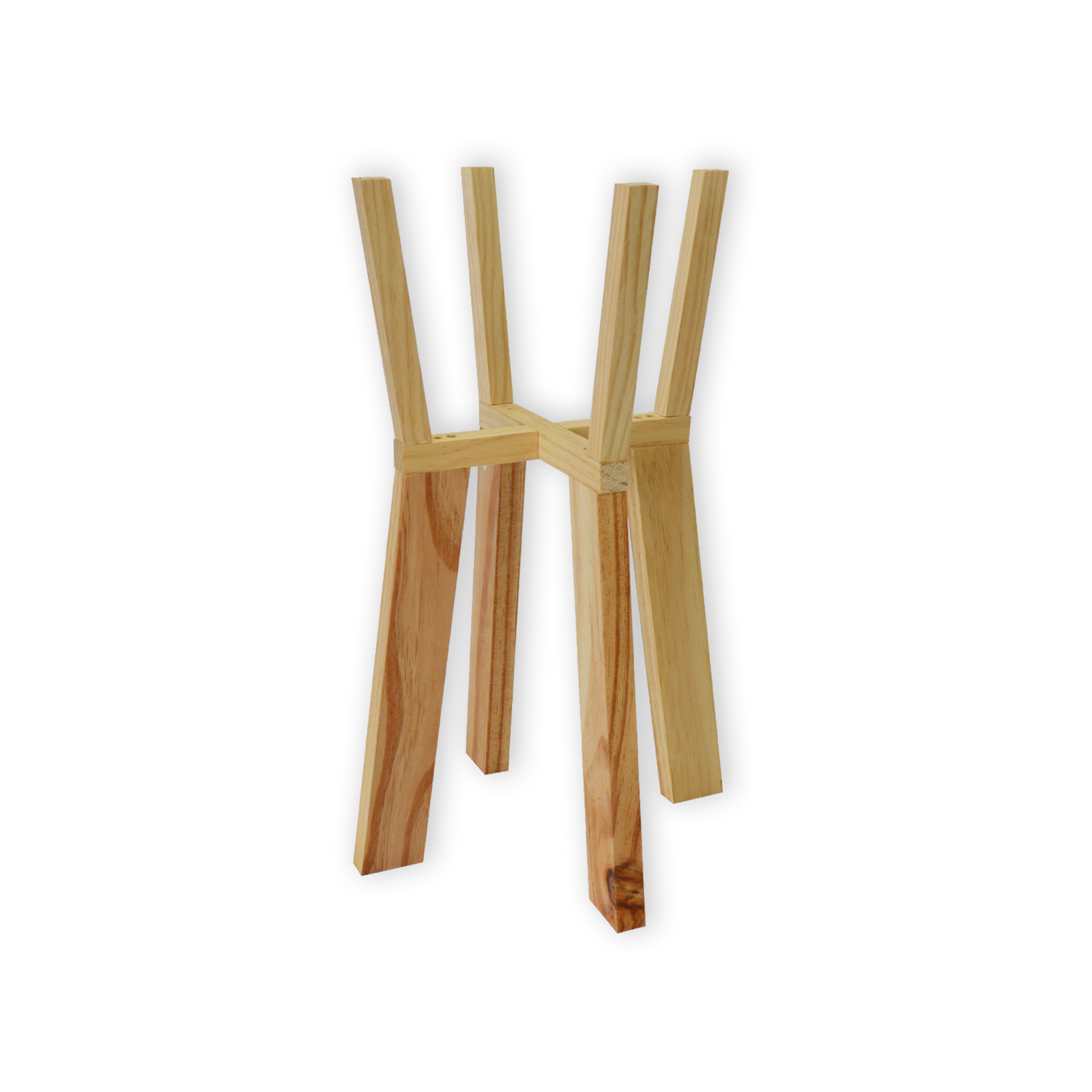 Practa Small Angled Wooden Plant Stand Bunnings Australia