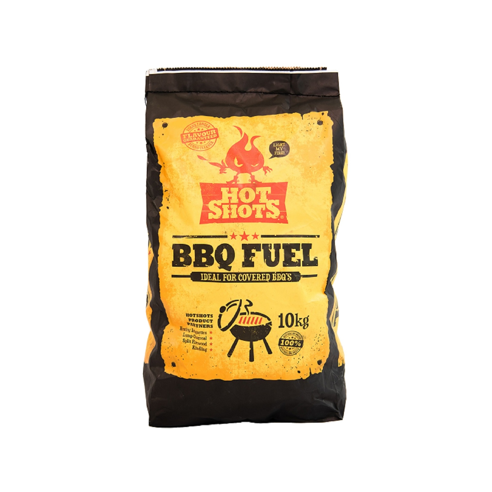 Hot Shots 10kg Charcoal BBQ Briquettes Bunnings Australia
