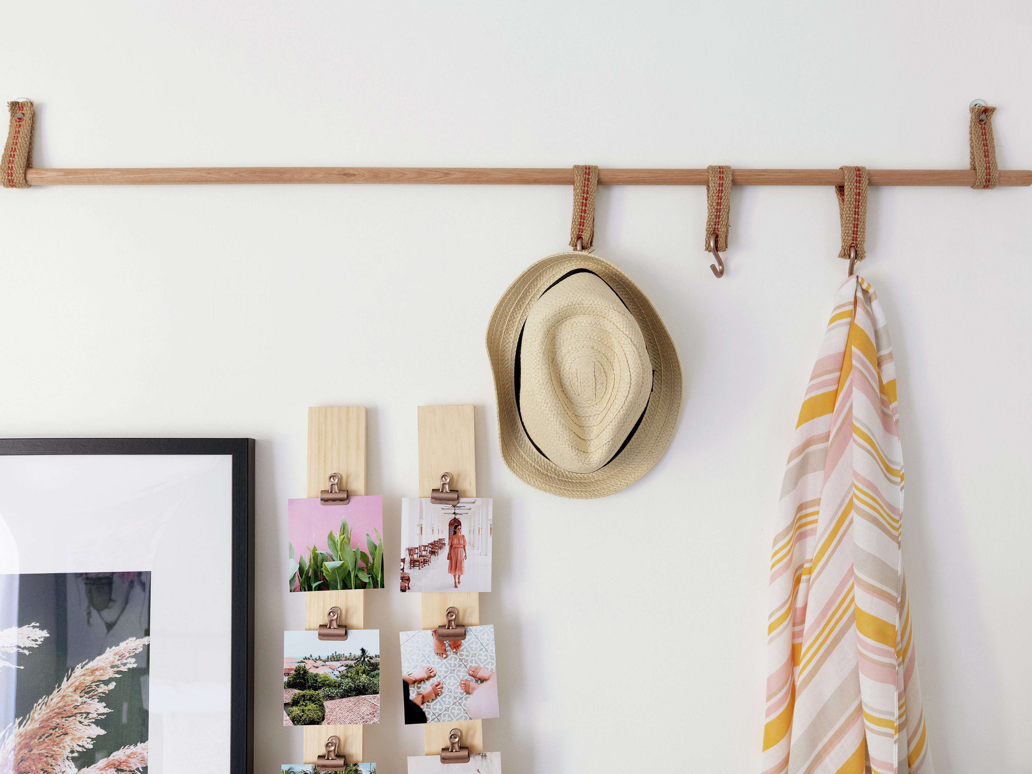 How to Make DIY Wood Wall Hooks