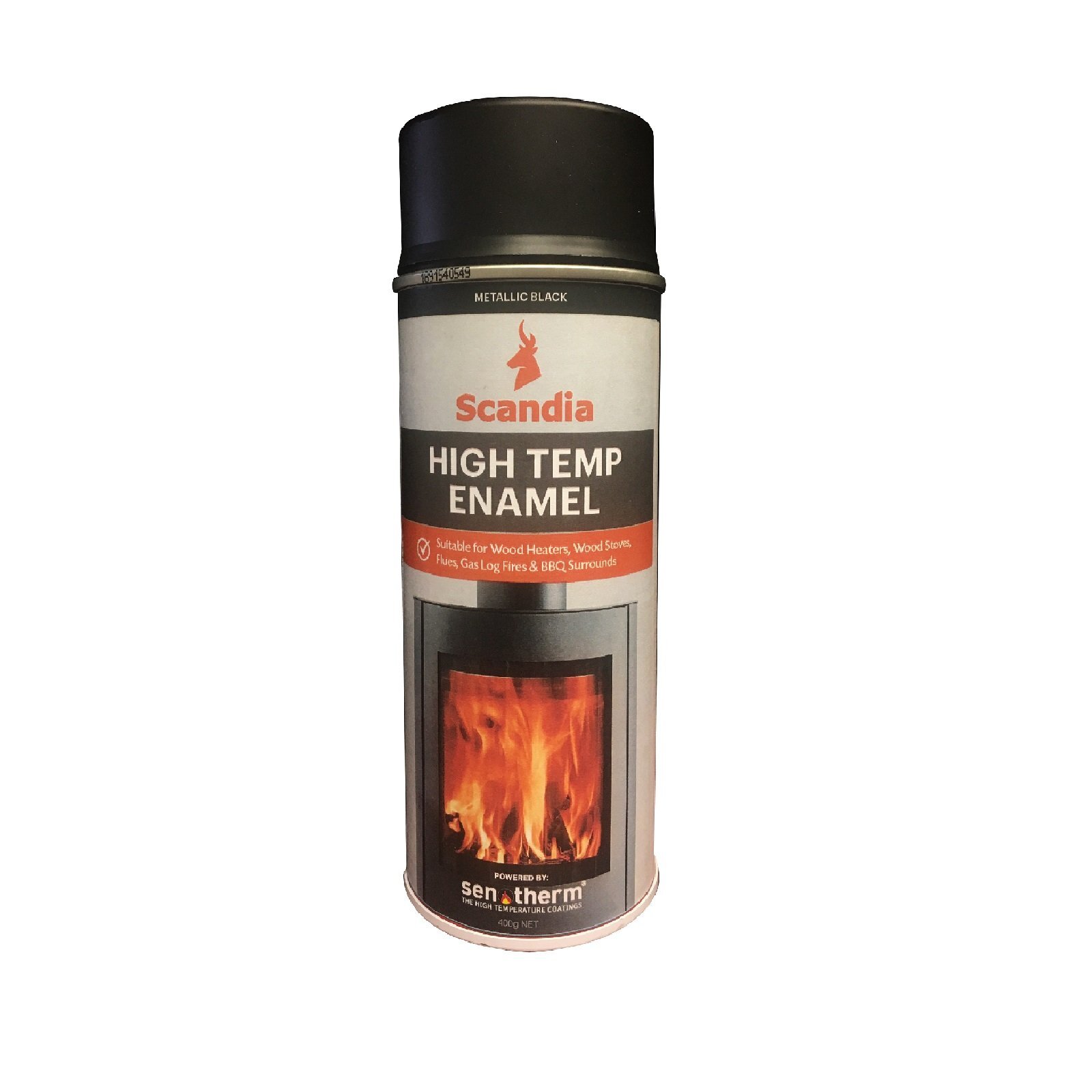 Scandia 400g Metallic Black High Temp Enamel - Bunnings Australia