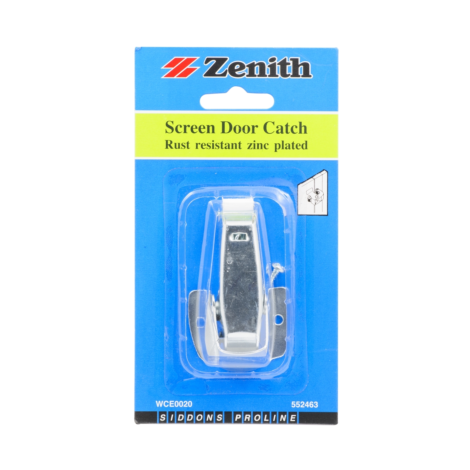 Zenith Zinc Plated Screen Door Catch Bunnings Australia