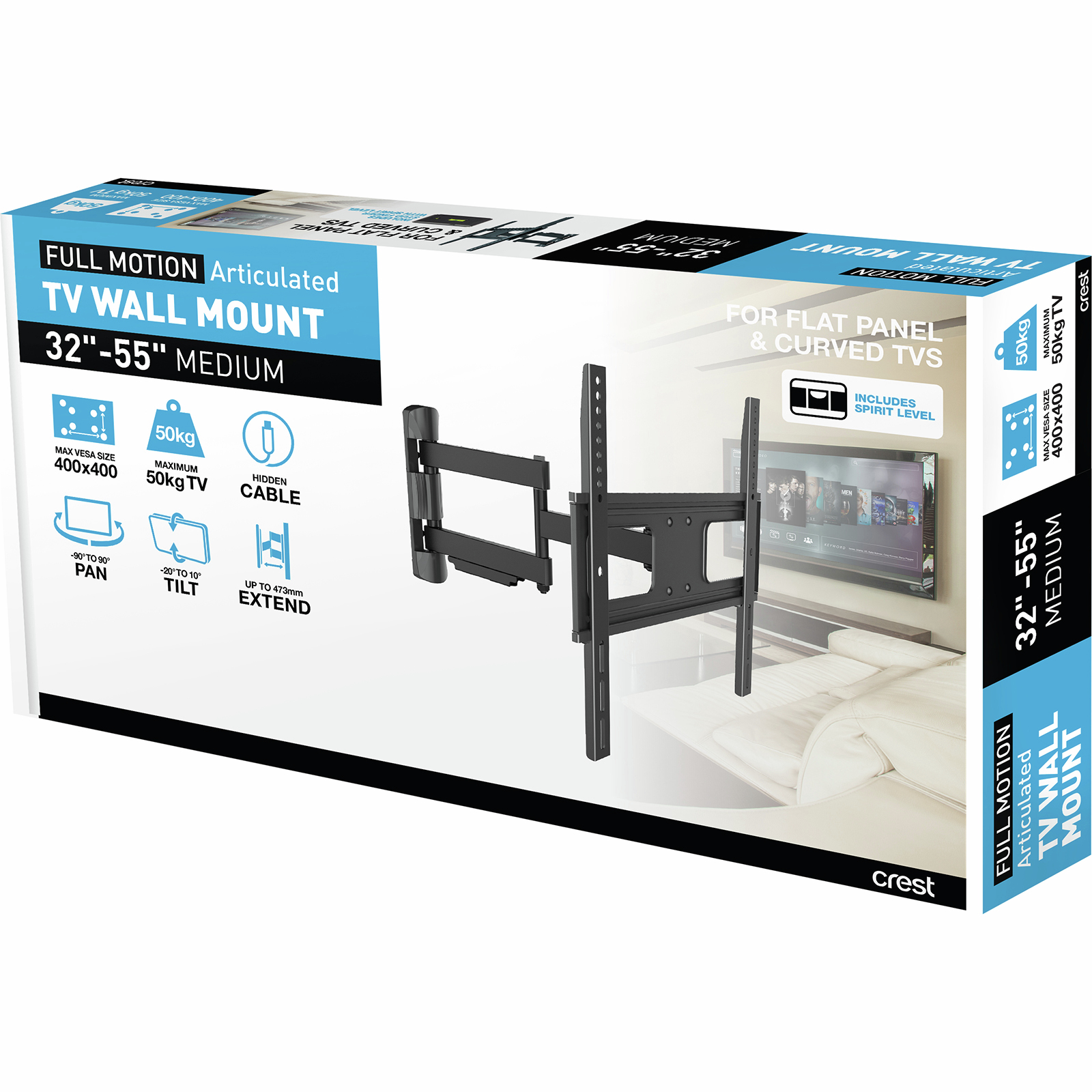 Crest Medium Full Motion TV Bracket / Wall Mount - Bunnings Australia