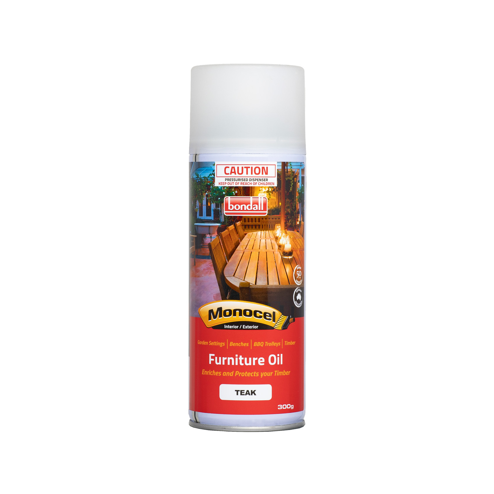 Bondall 300g Teak Monocel Furniture Oil Bunnings Australia