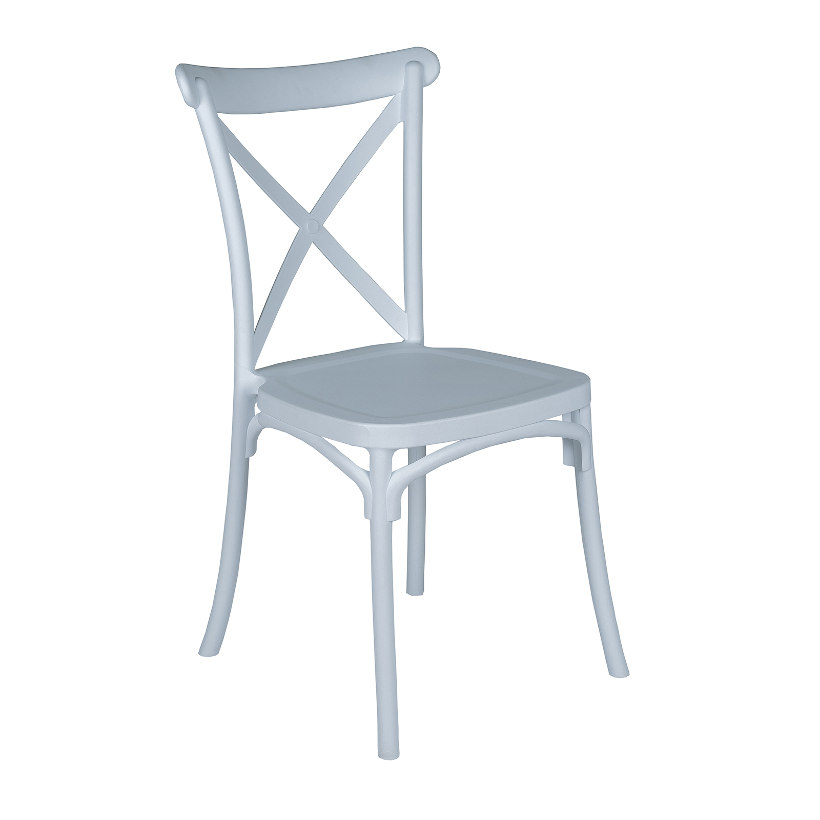 Marquee White Cross-Back Dining Chair - Bunnings Australia