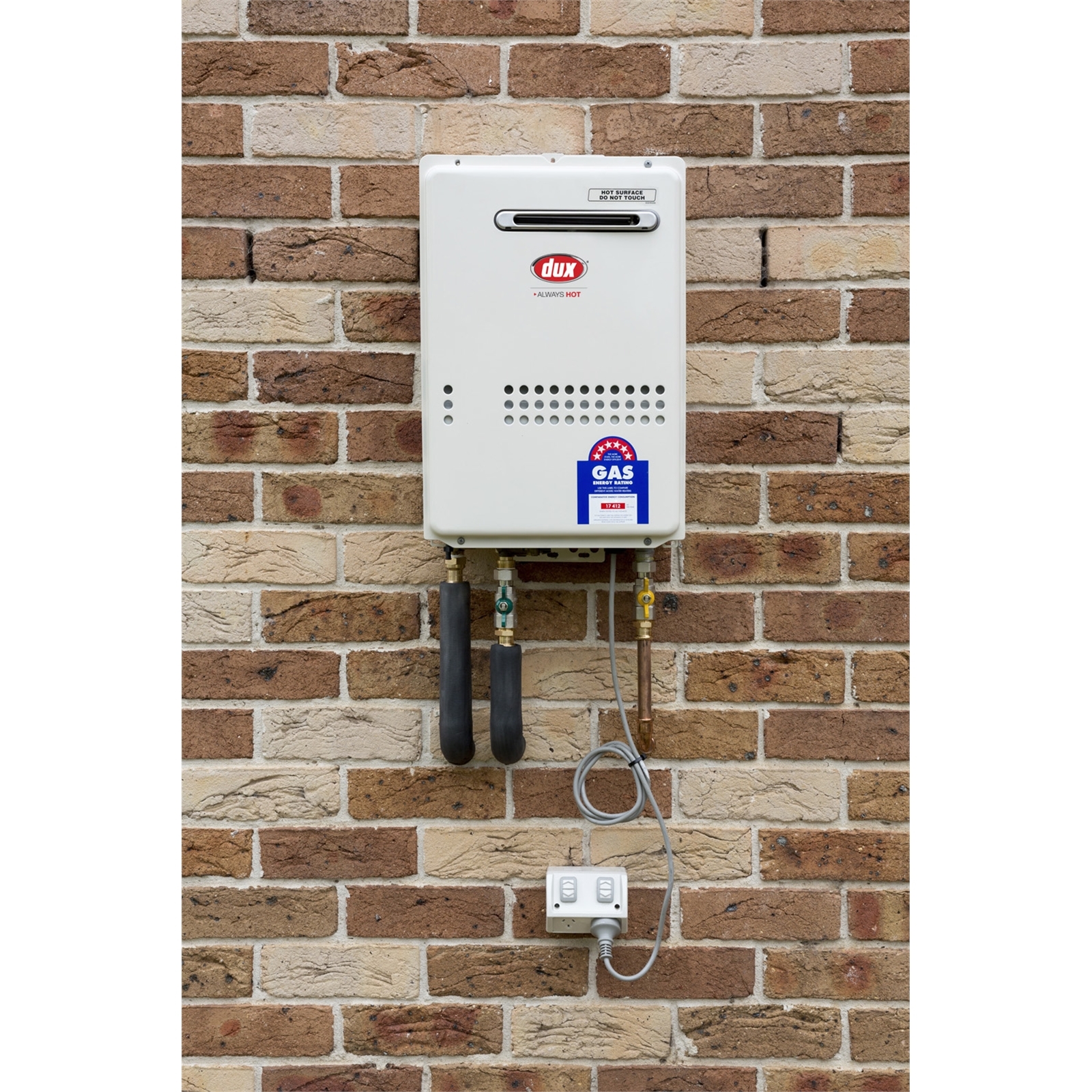 Dux 26L/min Condensing Continuous Flow Water Heater - 50° Natural Gas -  Bunnings Australia