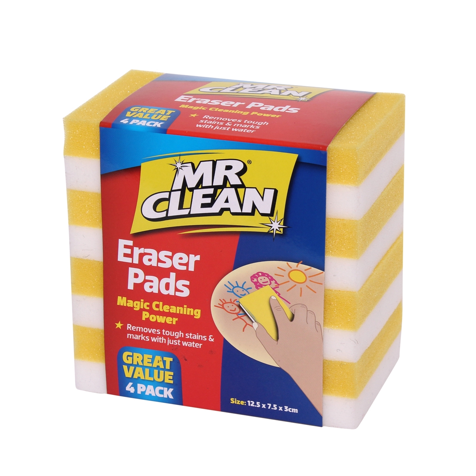 Mr Clean Melamine Eraser Cleaning Pads 4 Pack Bunnings Australia