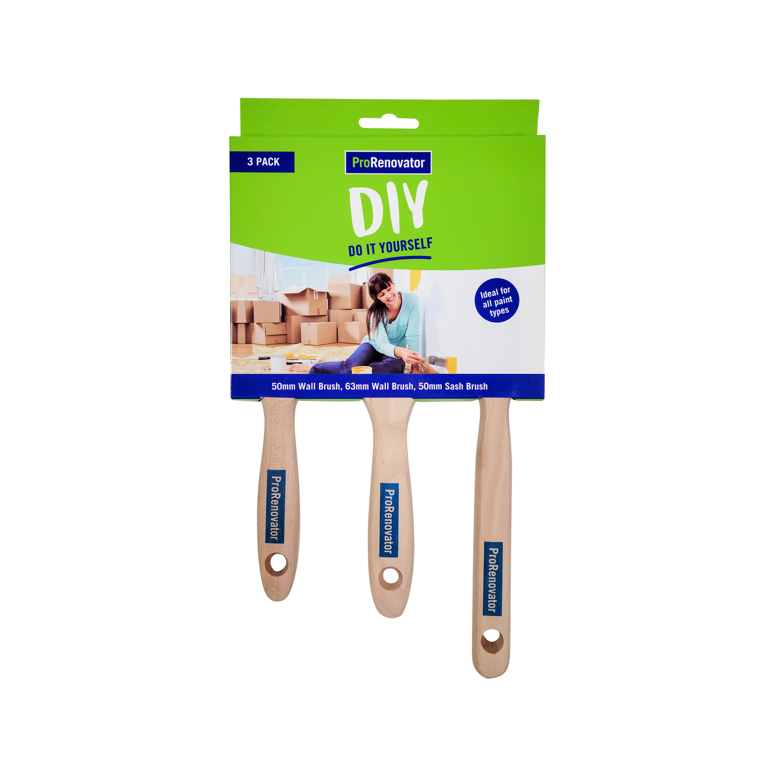 Pro Renovator 50 / 63 / 50 Brushes 3 Pack Bunnings New Zealand