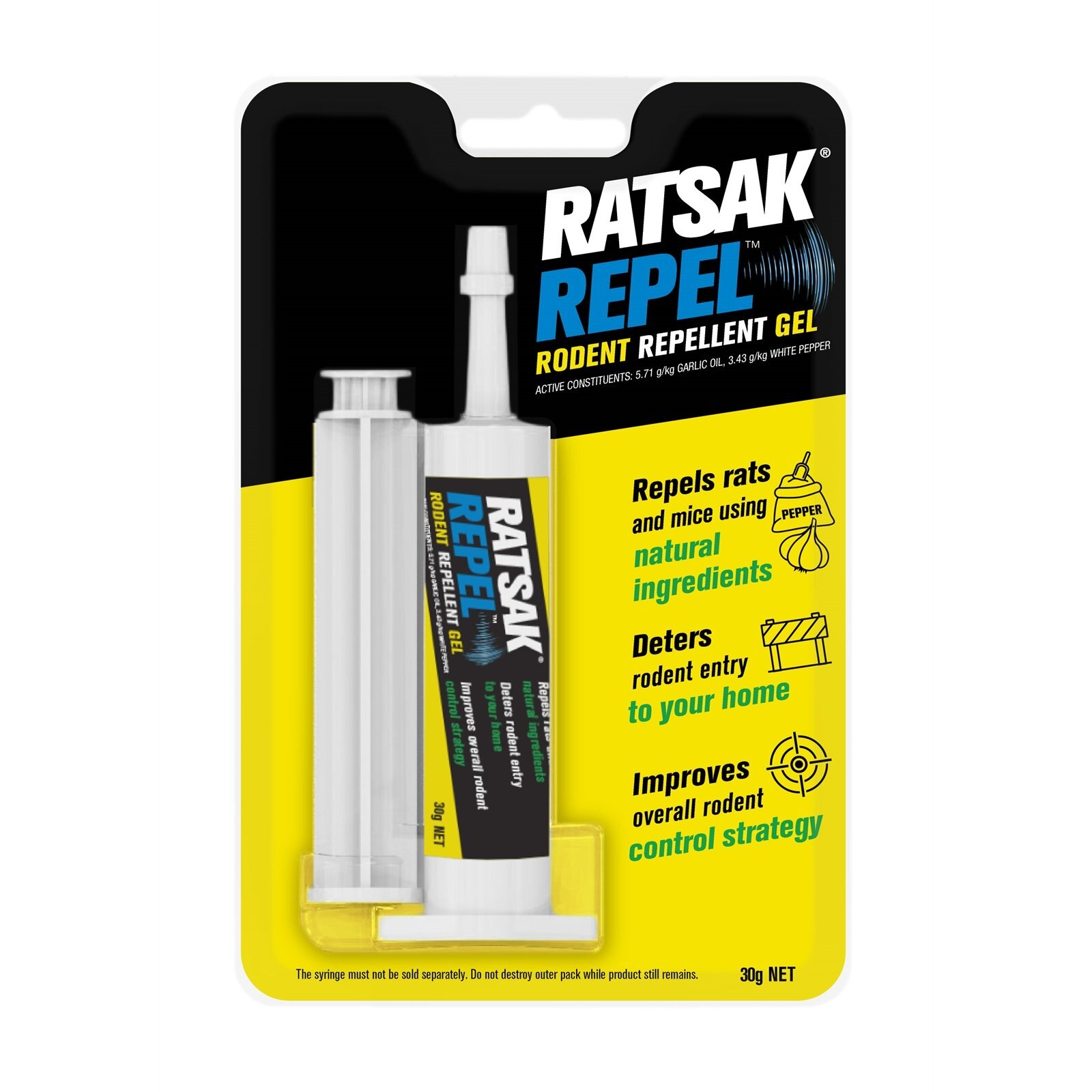 RATSAK Repel Rodent Repellent Gel Bunnings Australia