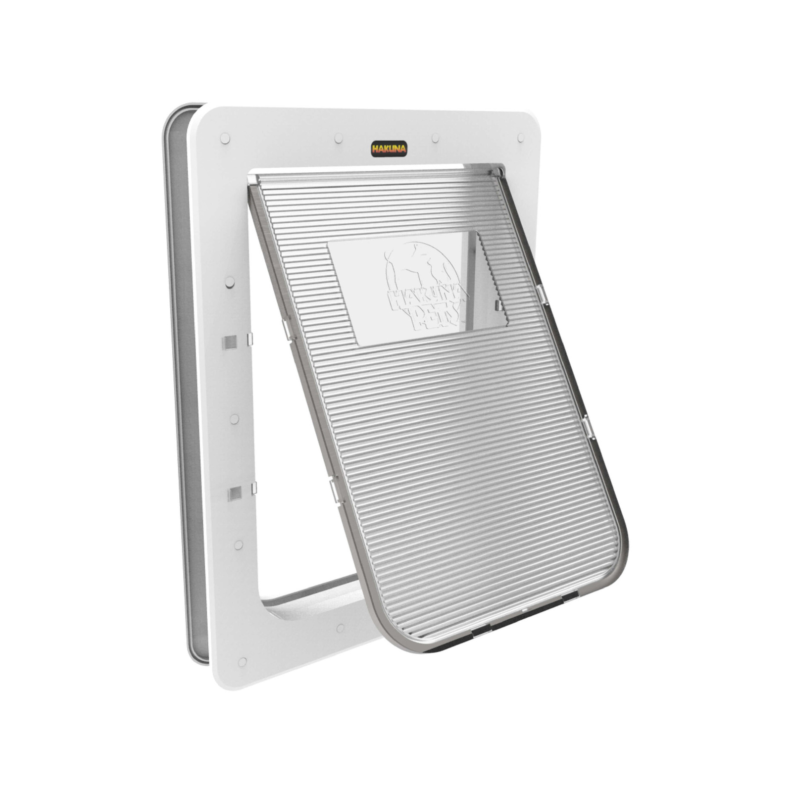 Hakuna Pets Large White Super Tough Pet Door Bunnings Australia