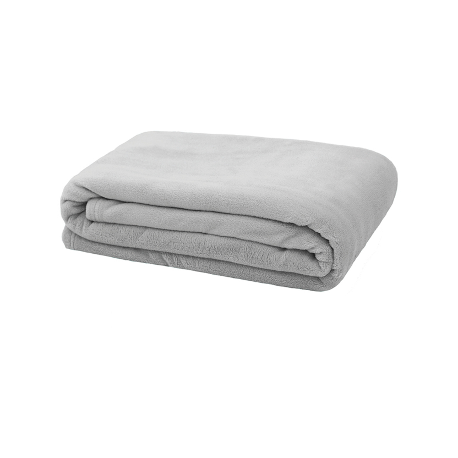 Microplush Throw Rug - Silver - Bunnings Australia